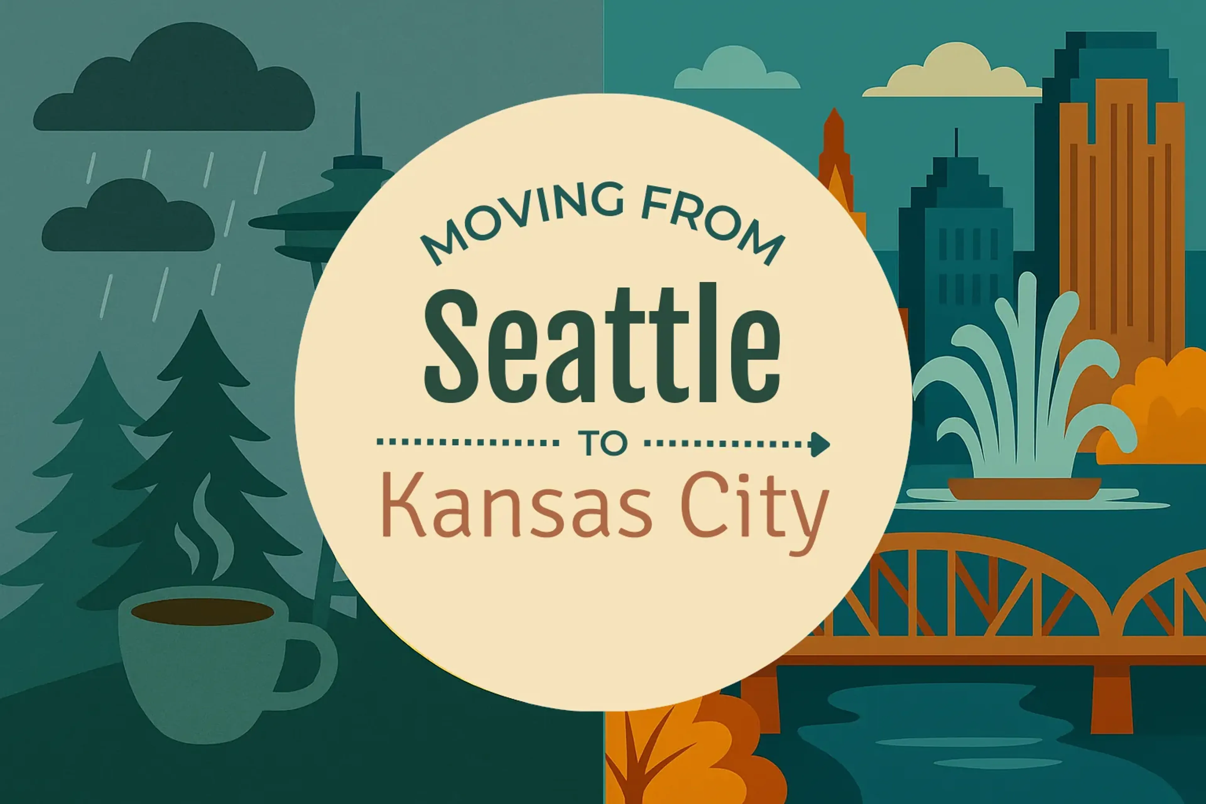 Side-by-side comparison of Seattle to Kansas City moving companies