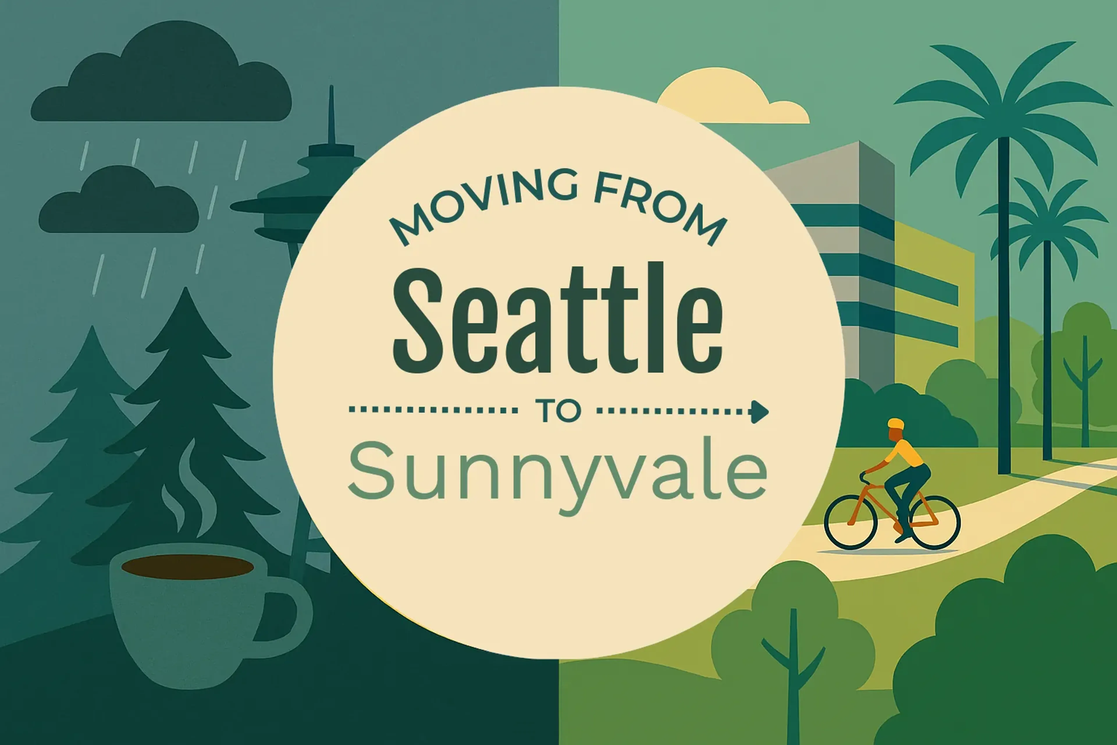 Side-by-side comparison of Seattle to Sunnyvale moving companies