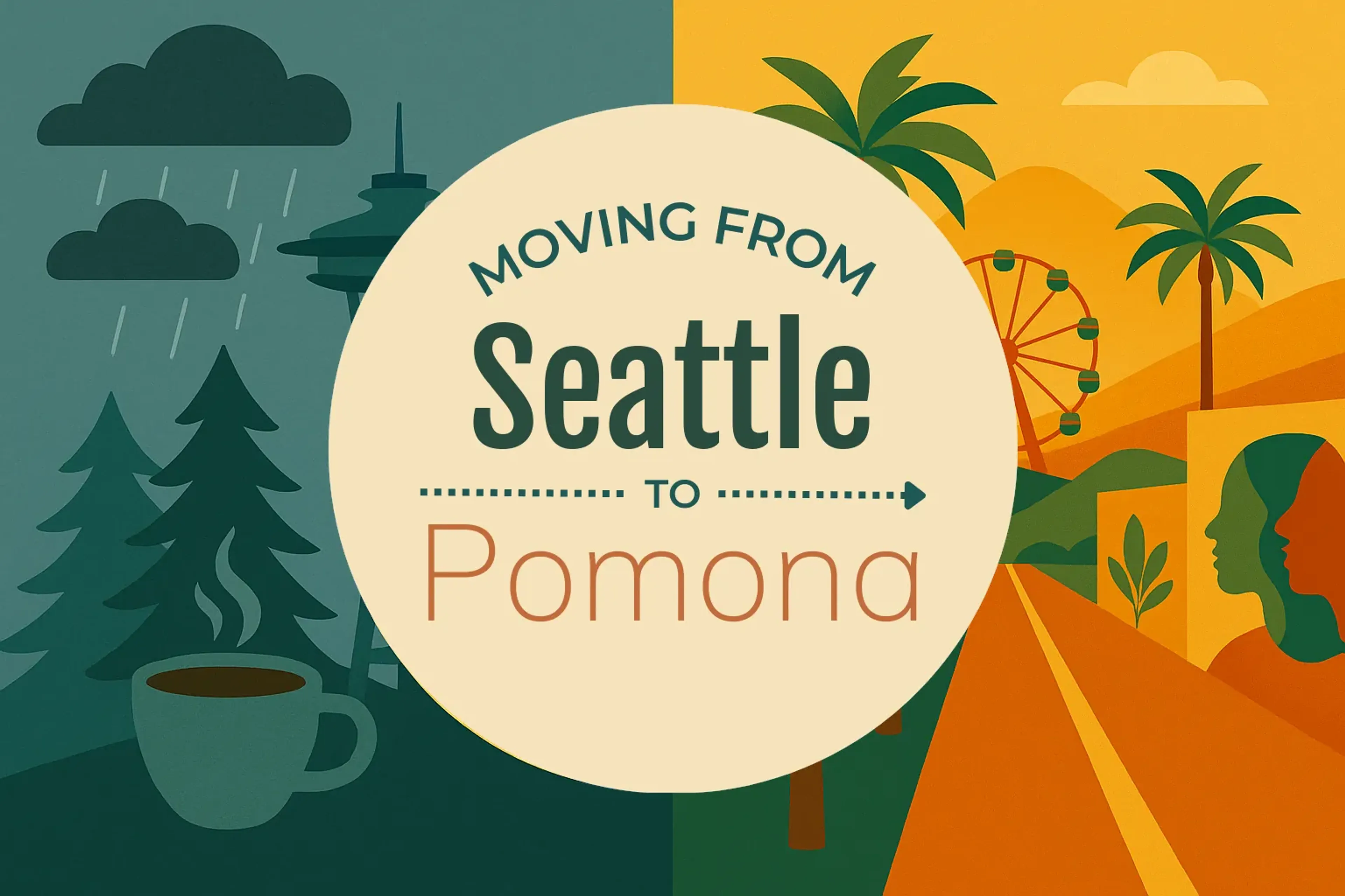 Side-by-side comparison of Seattle to Pomona moving companies
