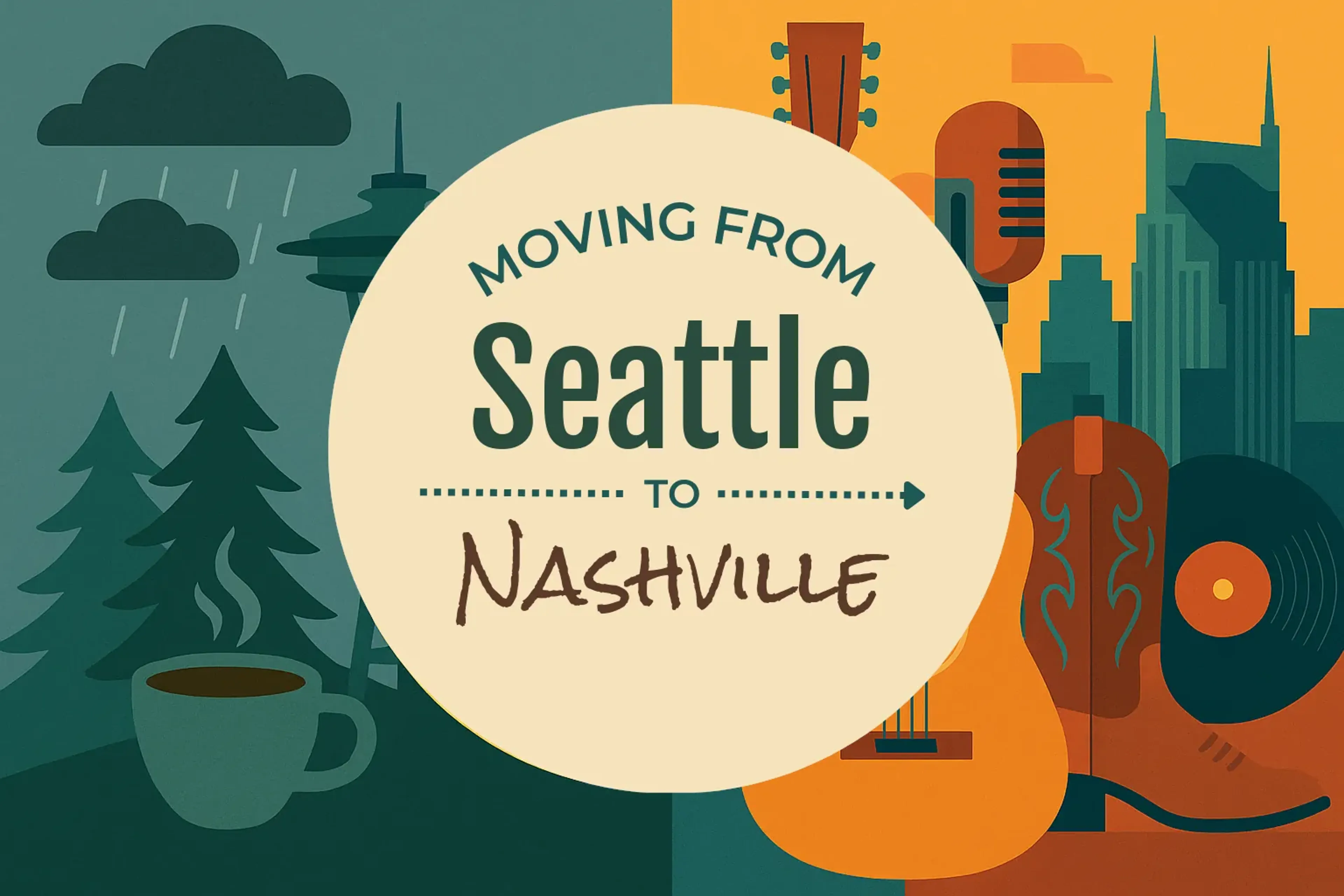 Side-by-side comparison of Seattle to Nashville moving companies