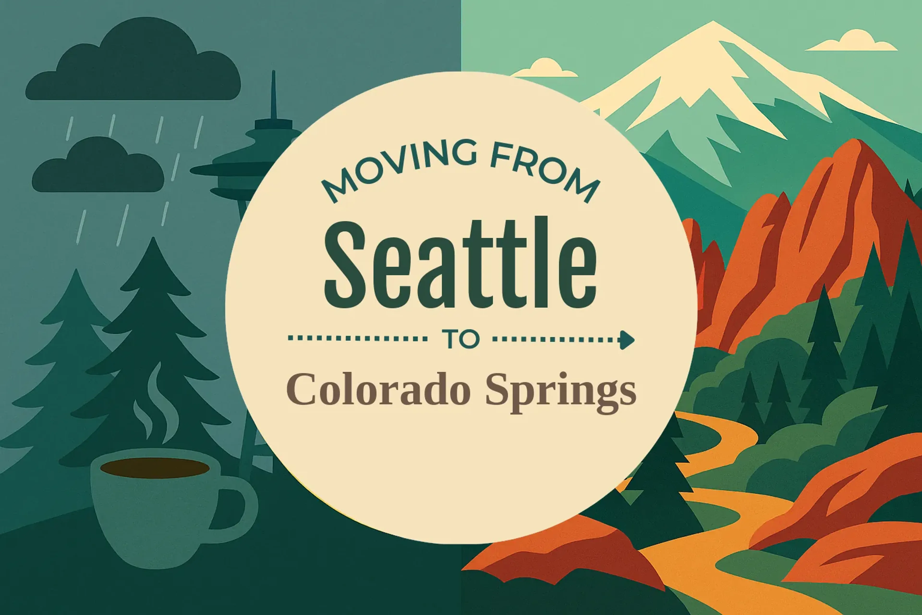 Side-by-side comparison of Seattle to Colorado Springs moving companies