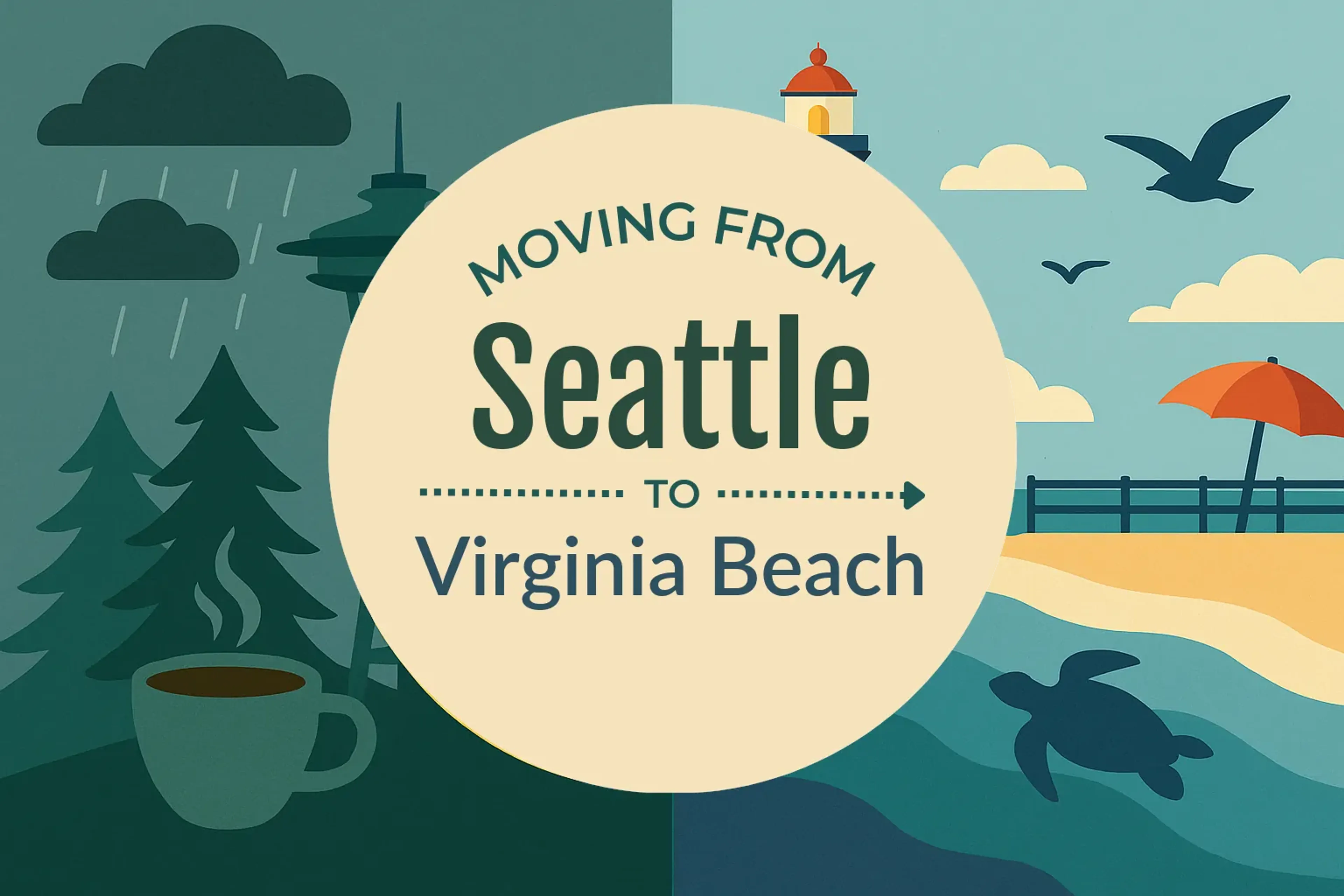 Side-by-side comparison of Seattle to Virginia Beach moving companies