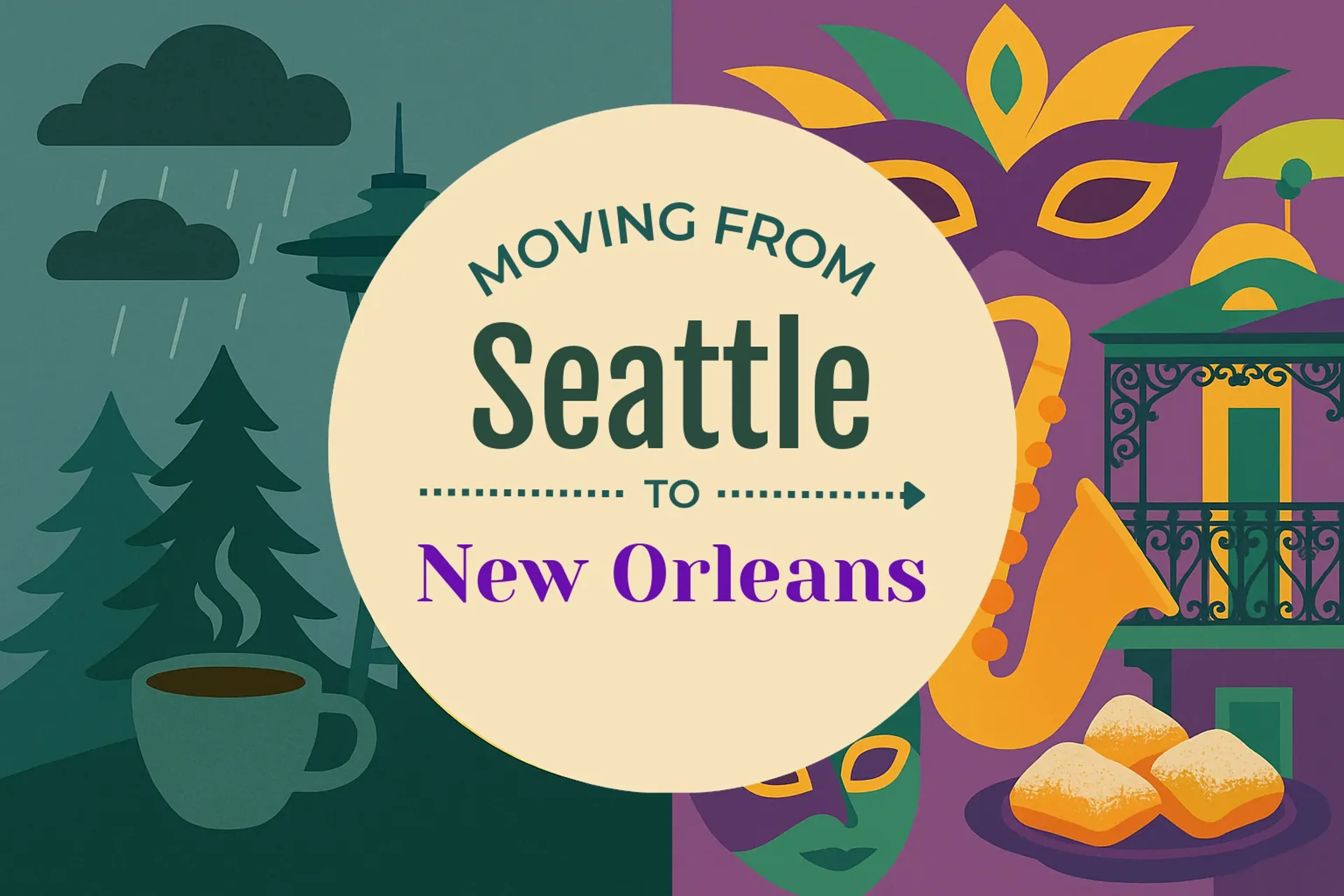 Side-by-side comparison of Seattle to New Orleans moving companies
