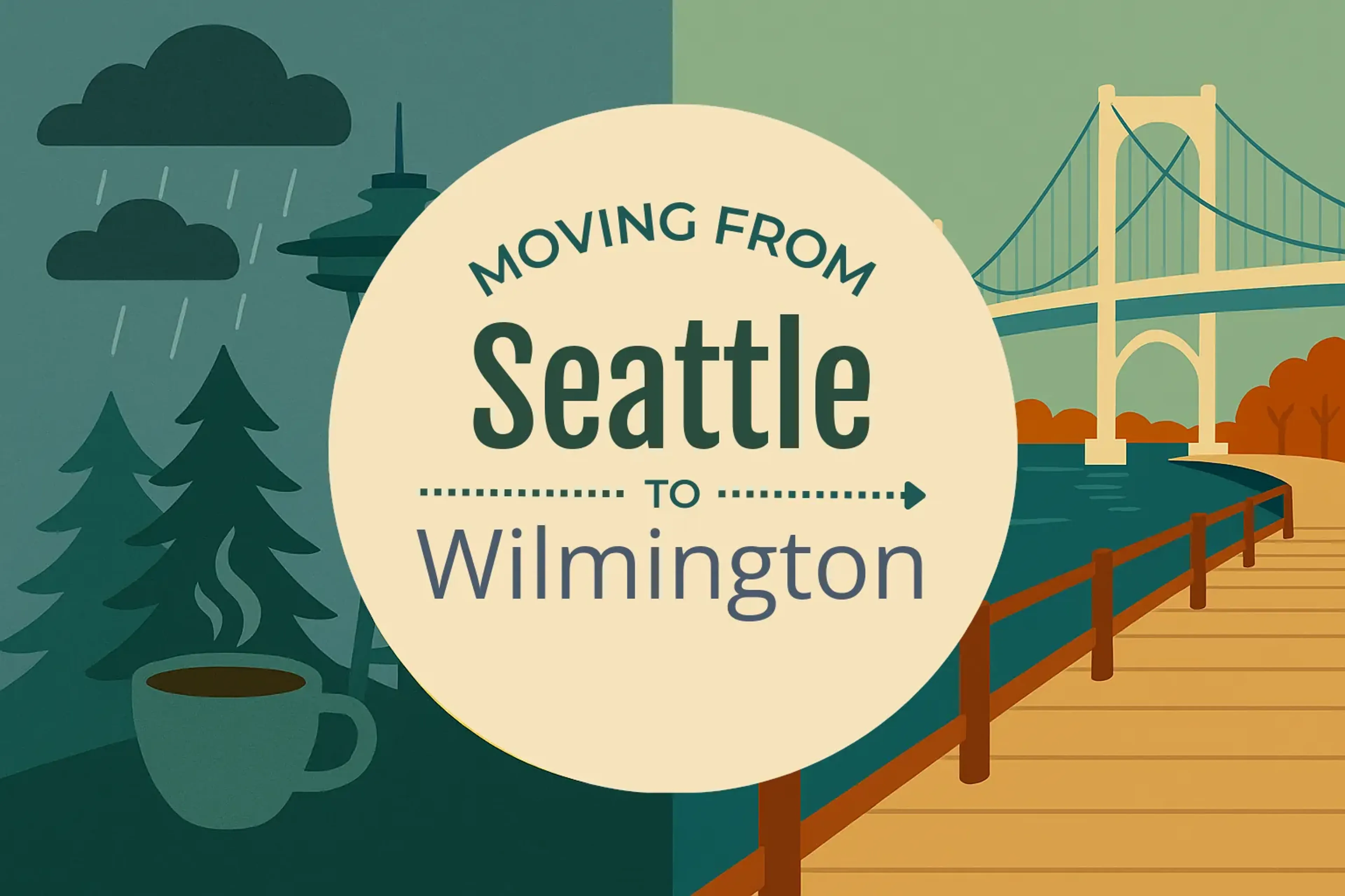 Side-by-side comparison of Seattle to Wilmington moving companies