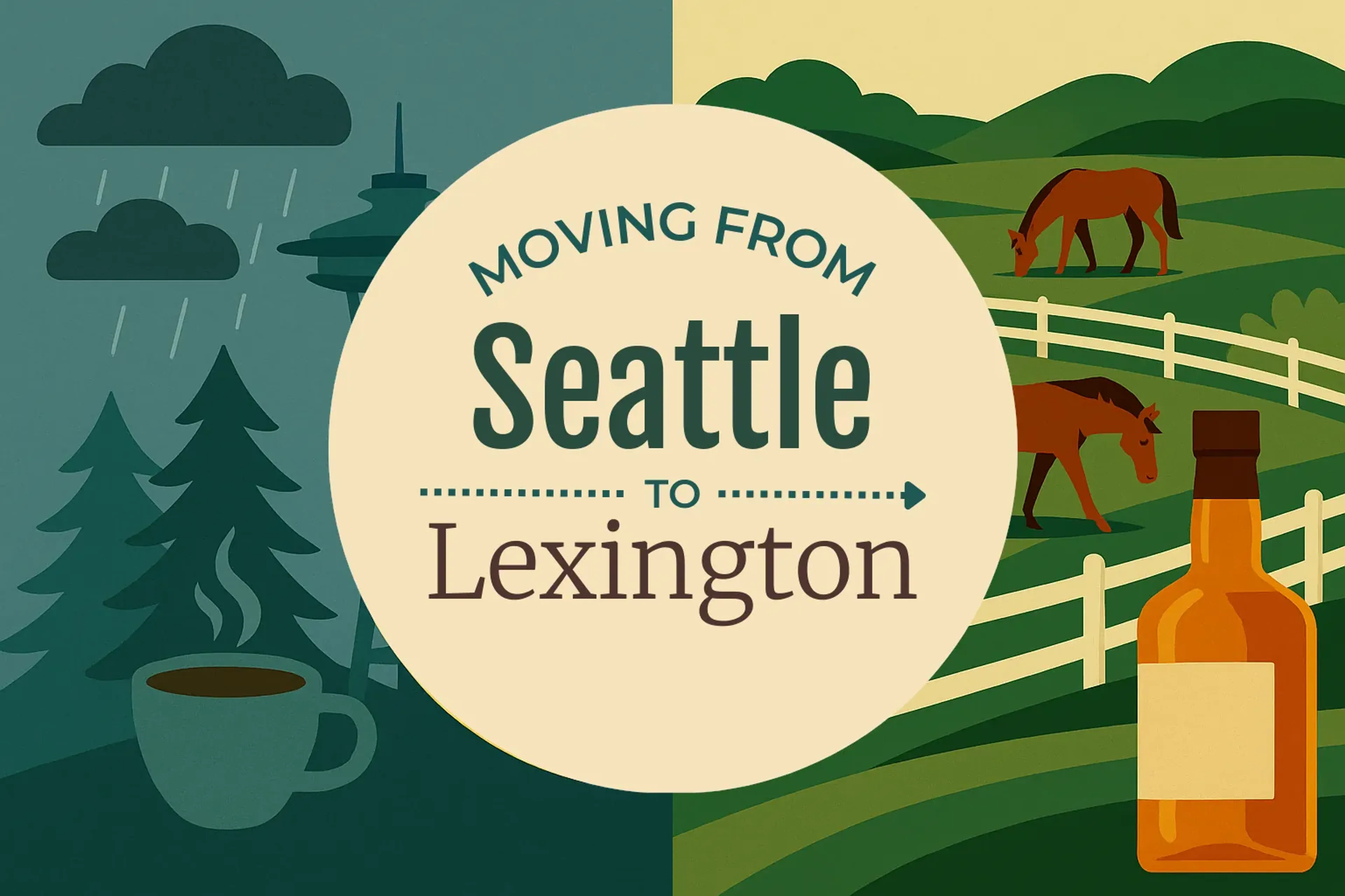 Side-by-side comparison of Seattle to Lexington moving companies