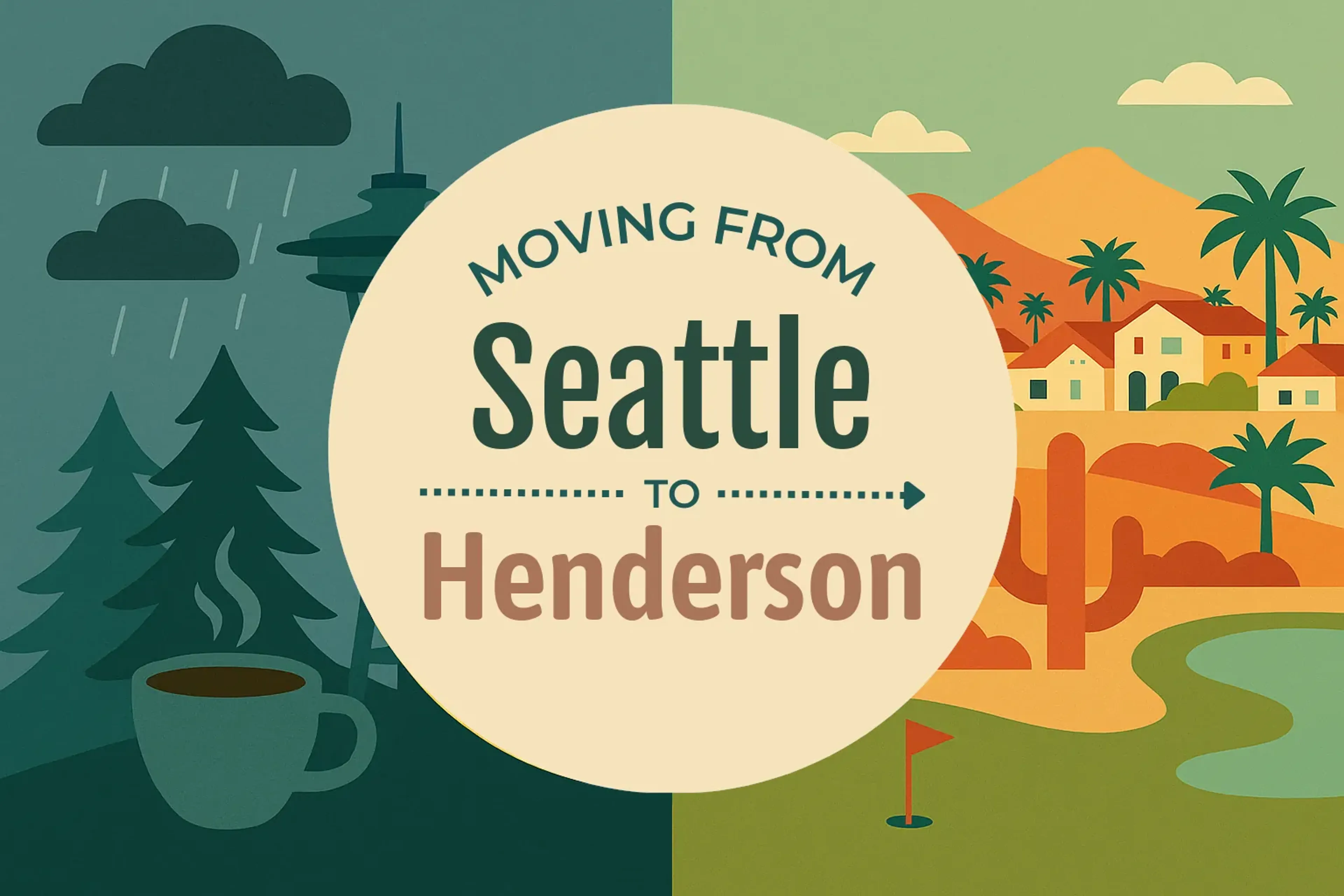 Side-by-side comparison of Seattle to Henderson moving companies