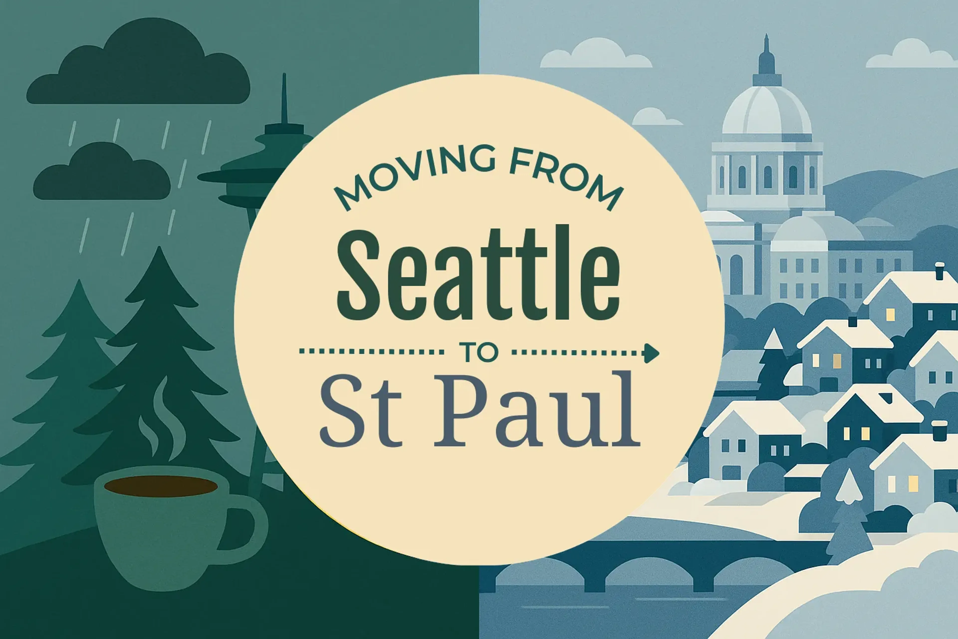 Side-by-side comparison of Seattle to St. Paul moving companies