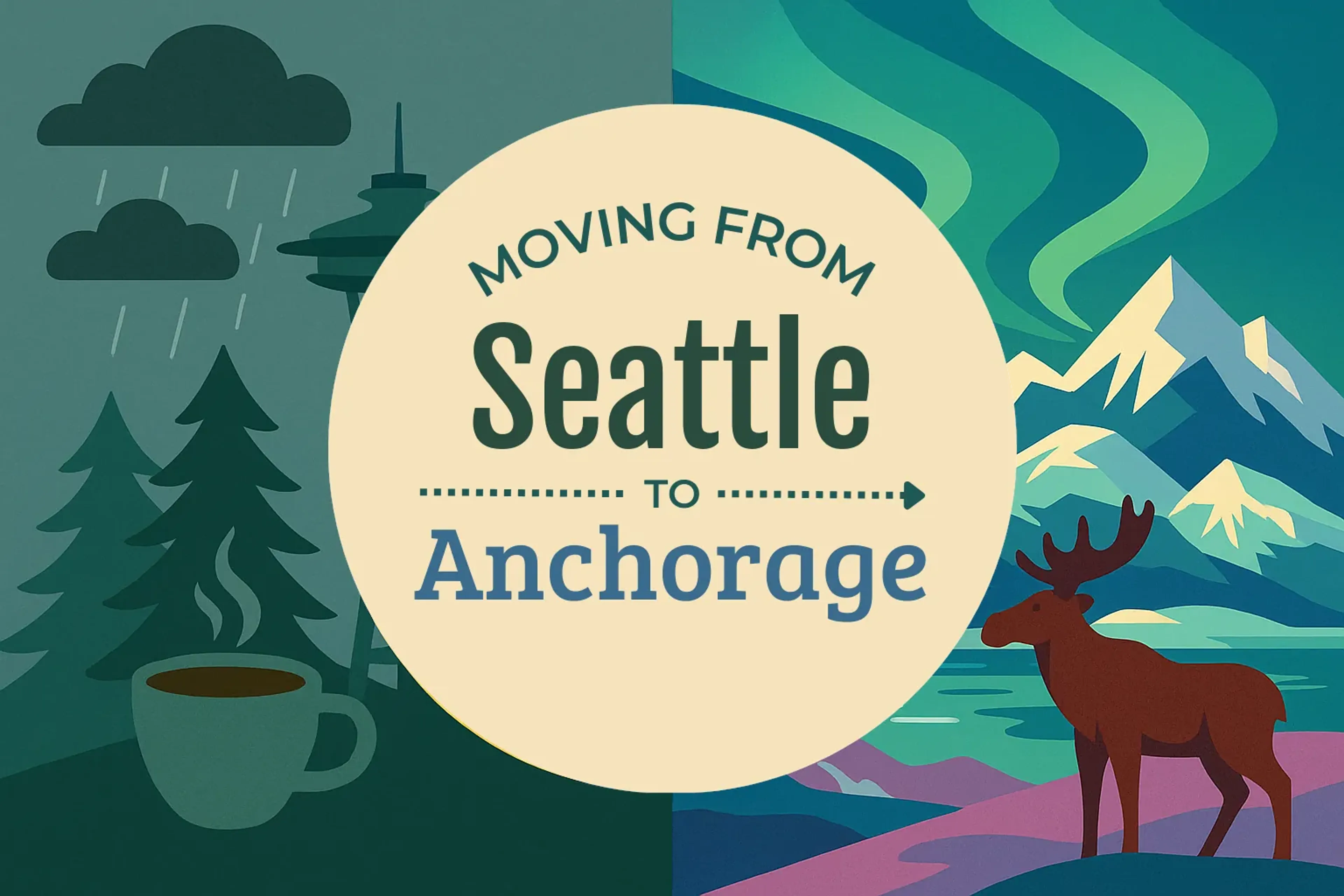 Side-by-side comparison of Seattle to Anchorage moving companies