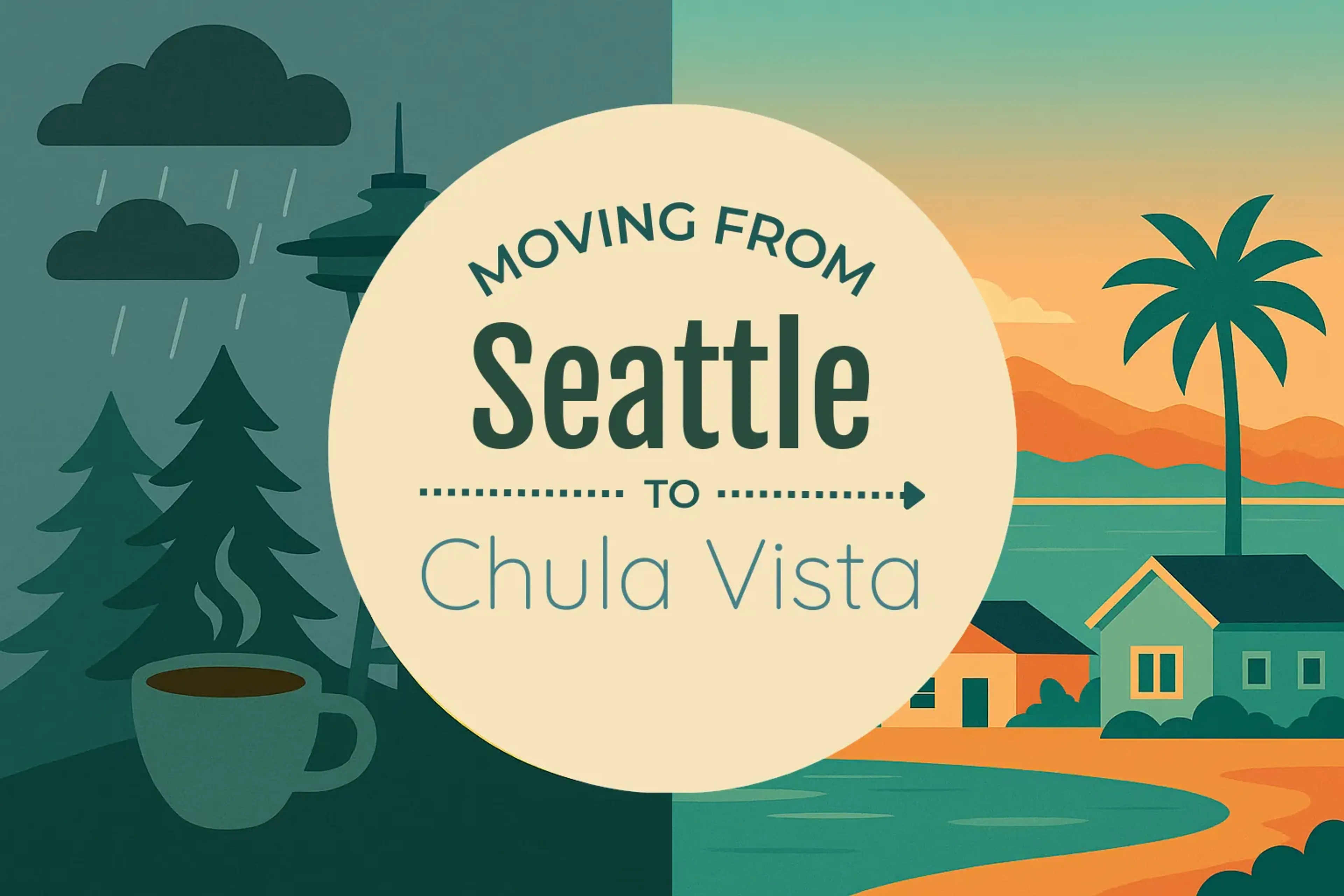 Side-by-side comparison of Seattle to Chula Vista moving companies