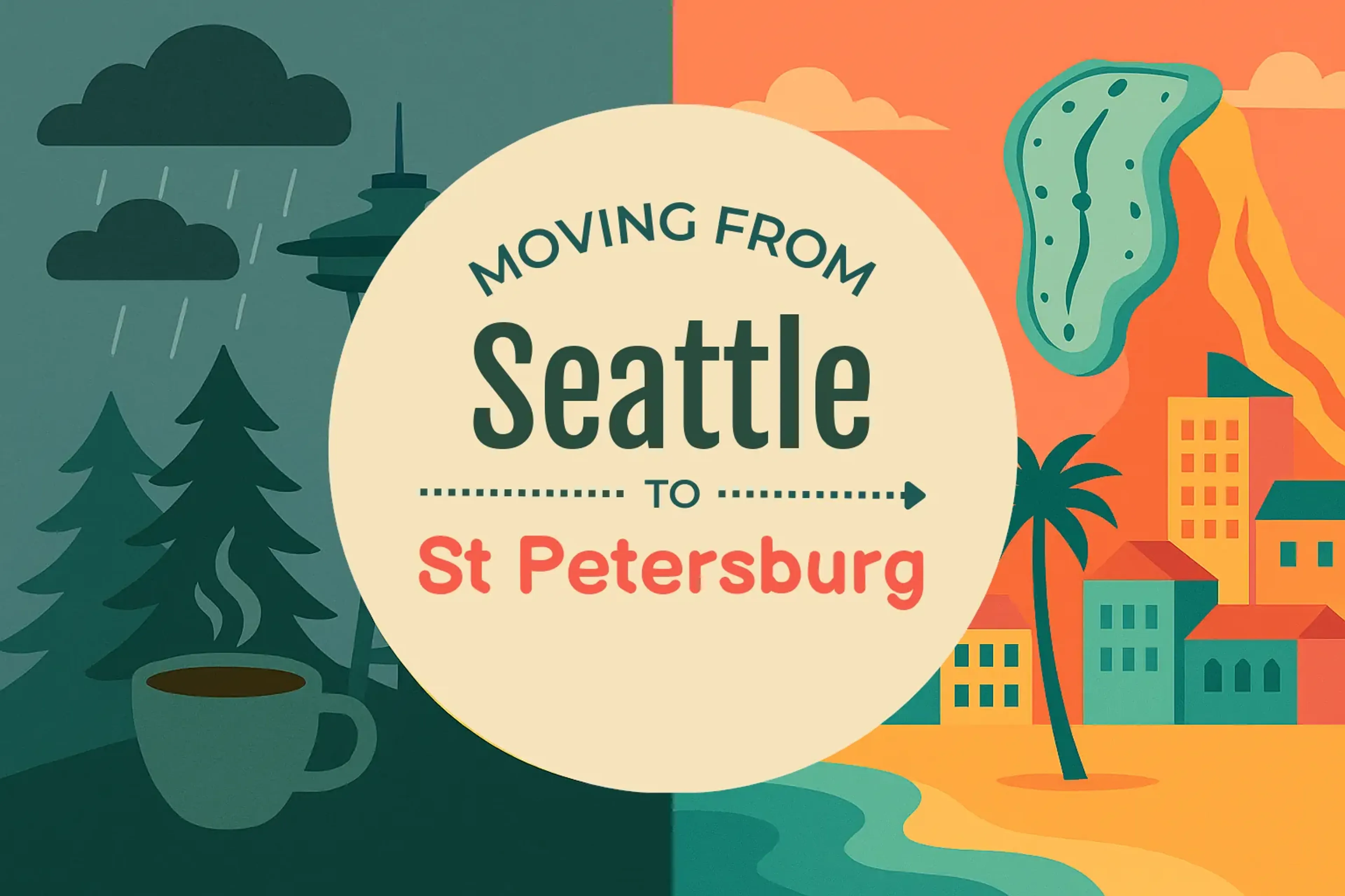 Side-by-side comparison of Seattle to St. Petersburg moving companies