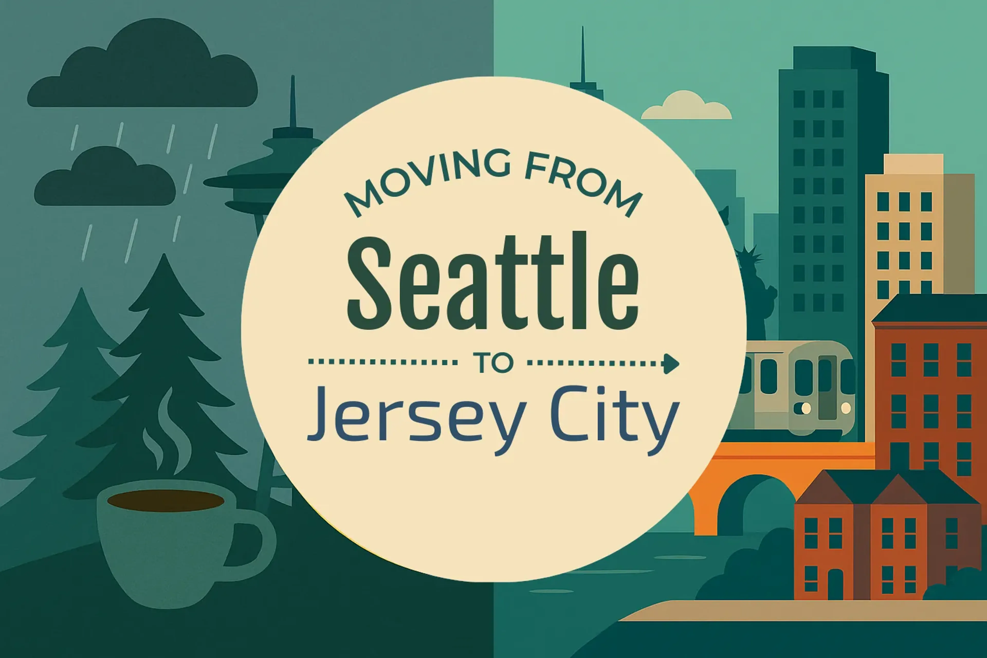 Side-by-side comparison of Seattle to Jersey City moving companies