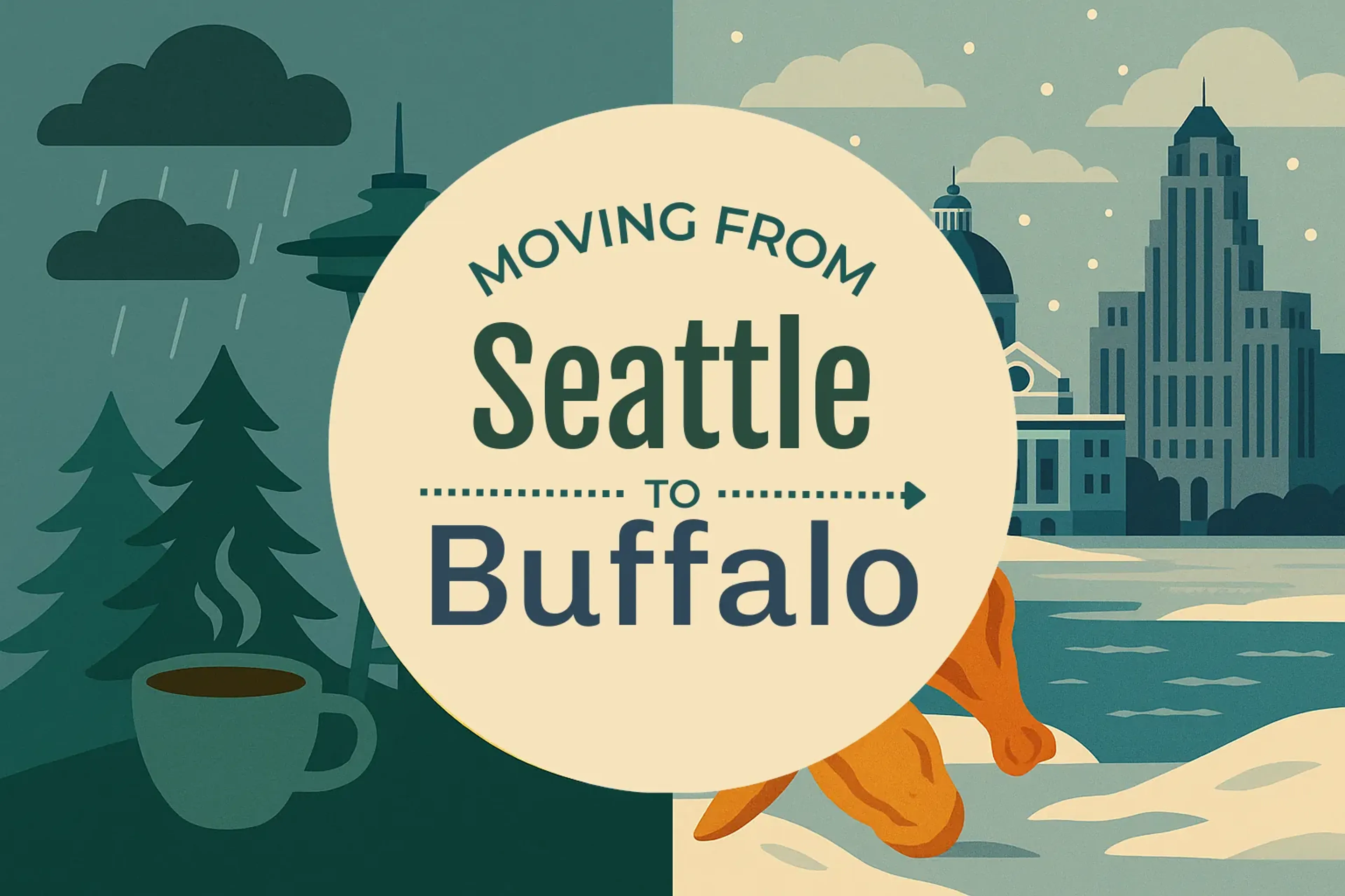 Side-by-side comparison of Seattle to Buffalo moving companies