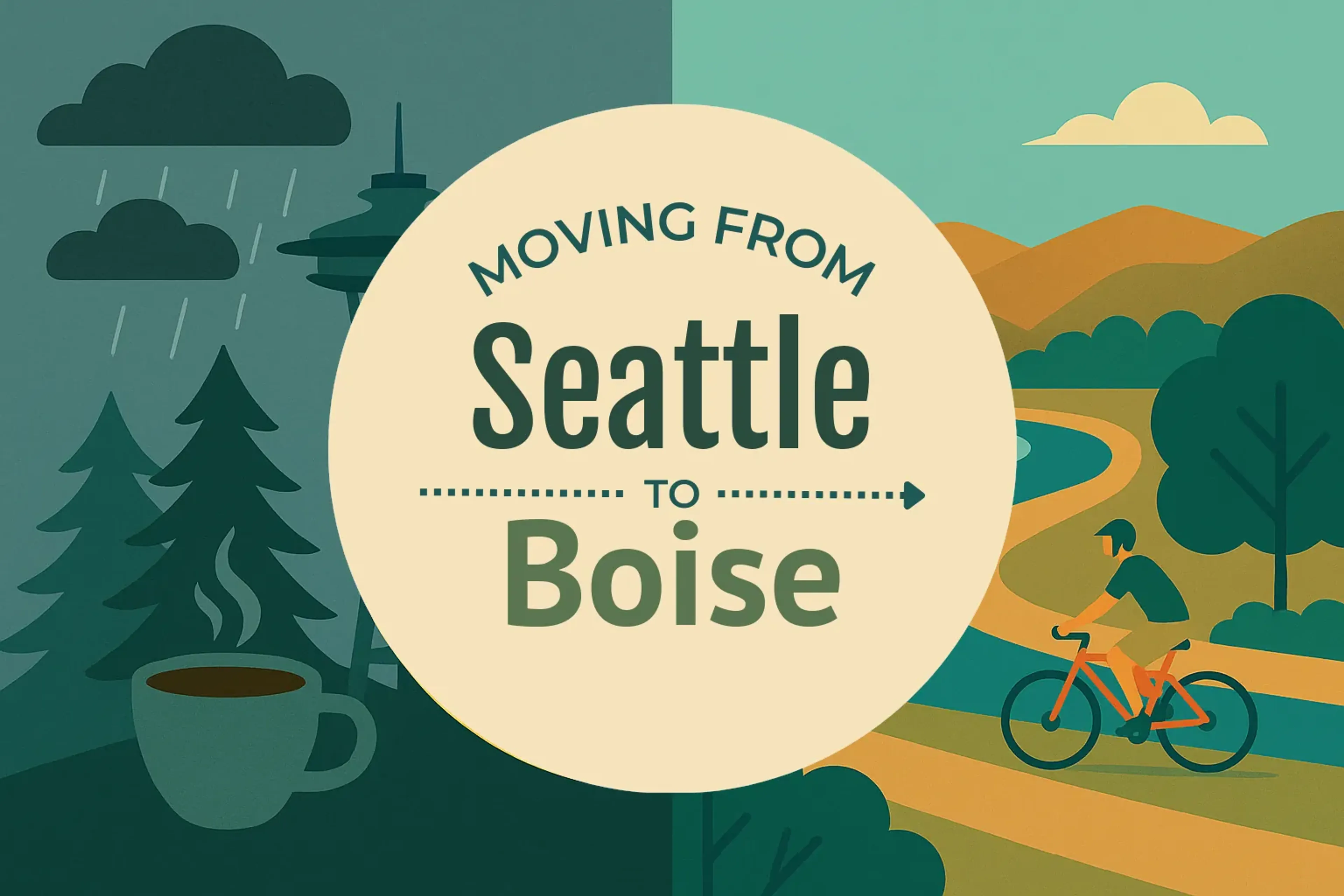 Side-by-side comparison of Seattle to Boise moving companies