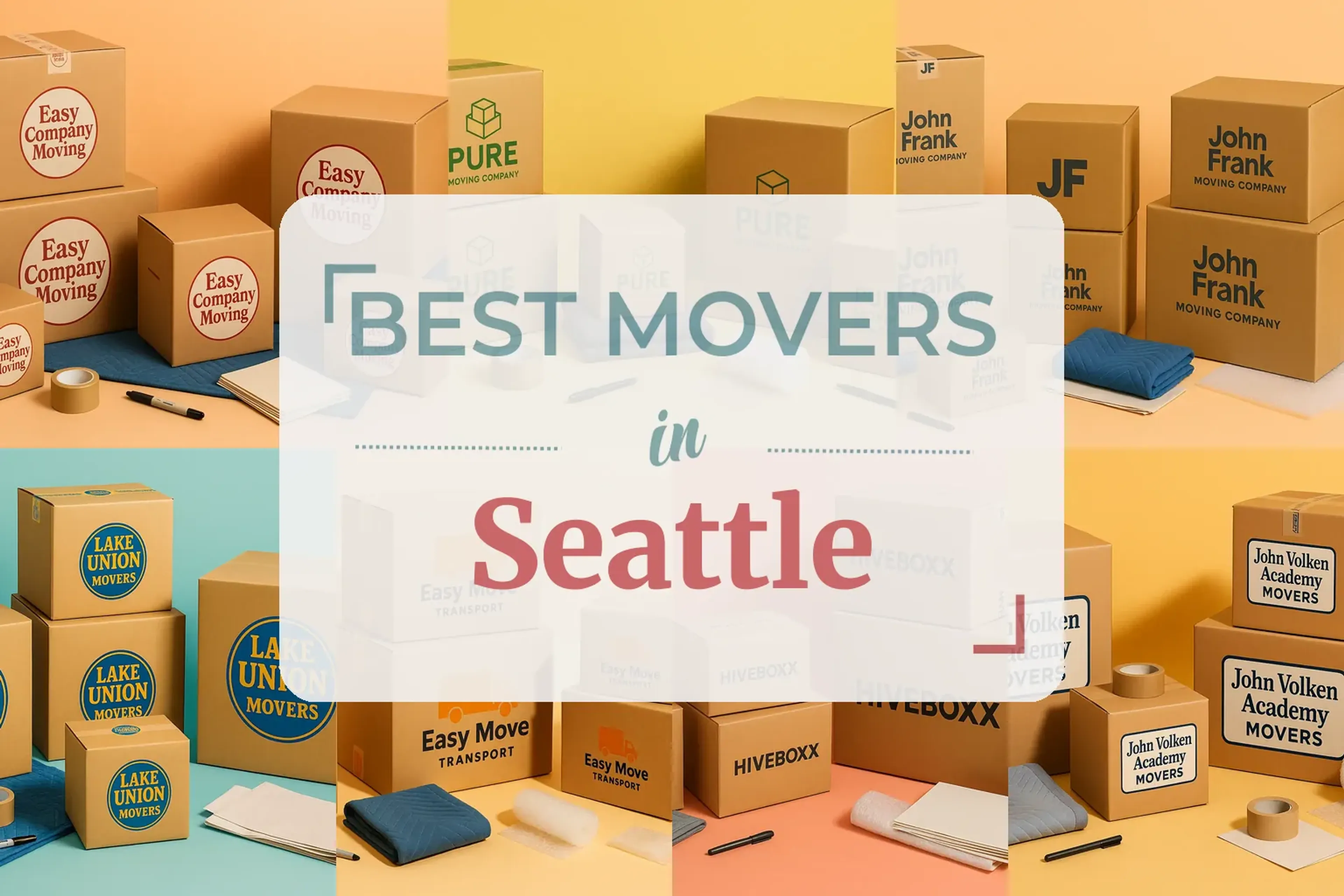 Side-by-side comparison of Seattle moving companies