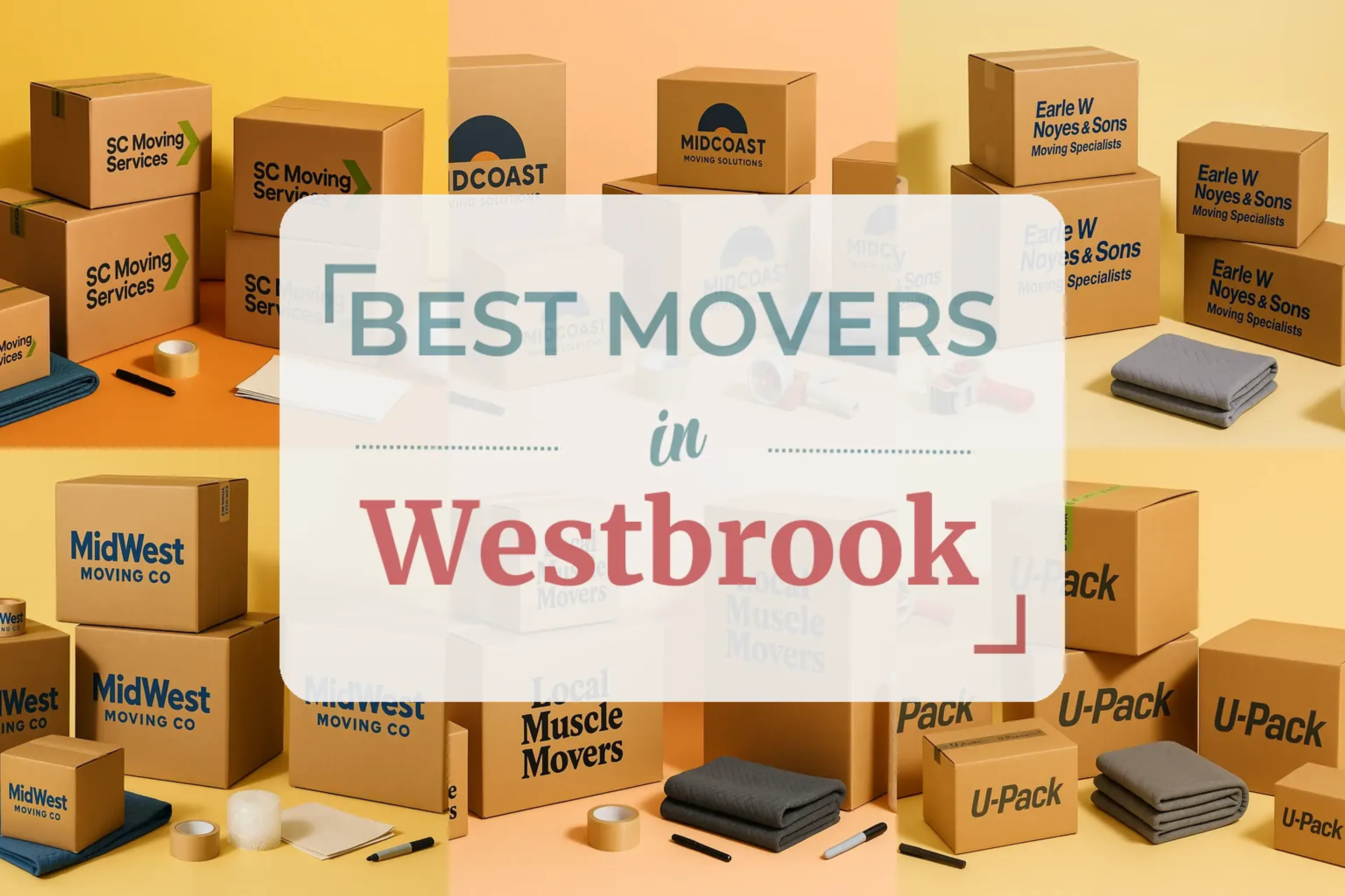 Side-by-side comparison of Westbrook moving companies