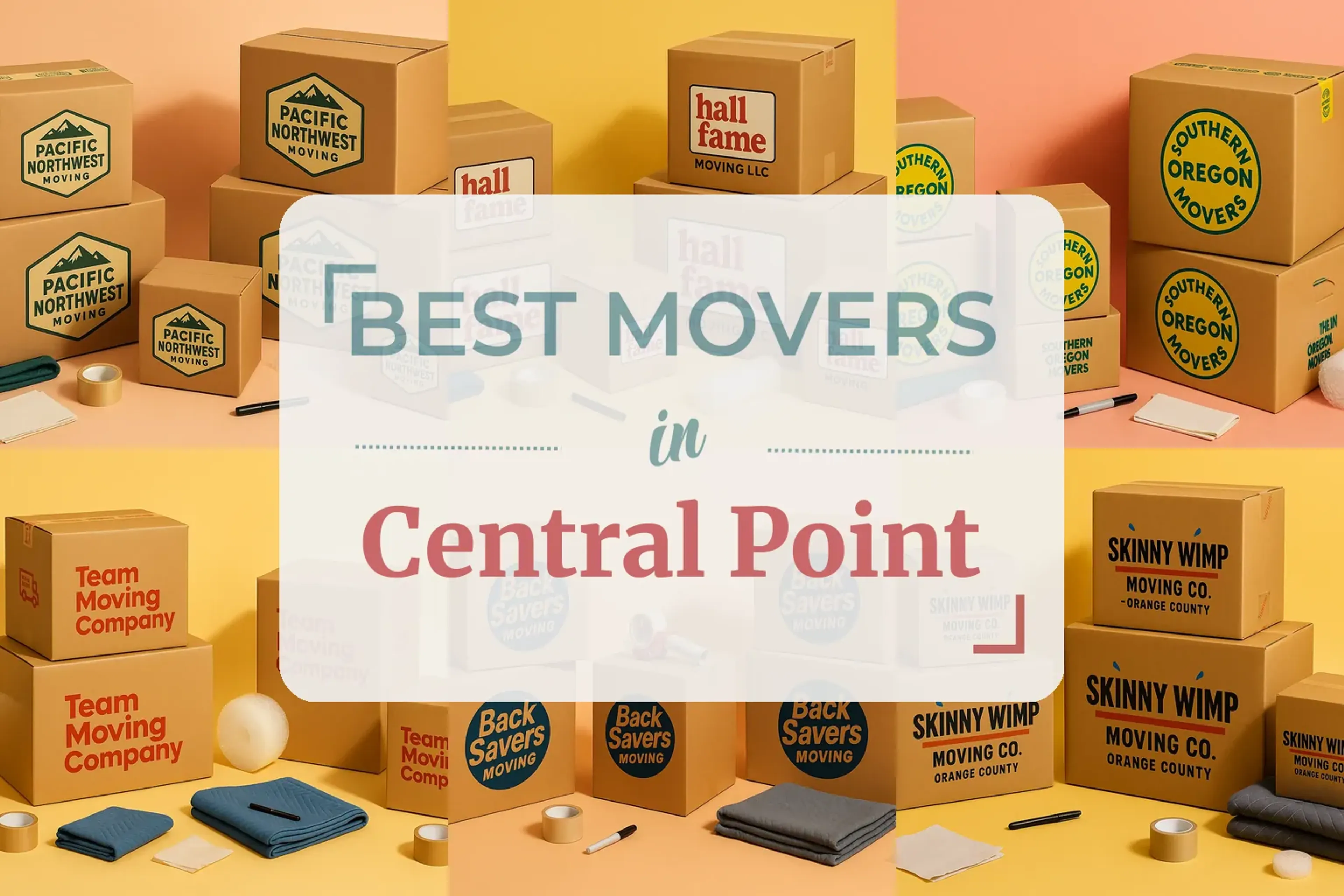 Side-by-side comparison of Central Point moving companies