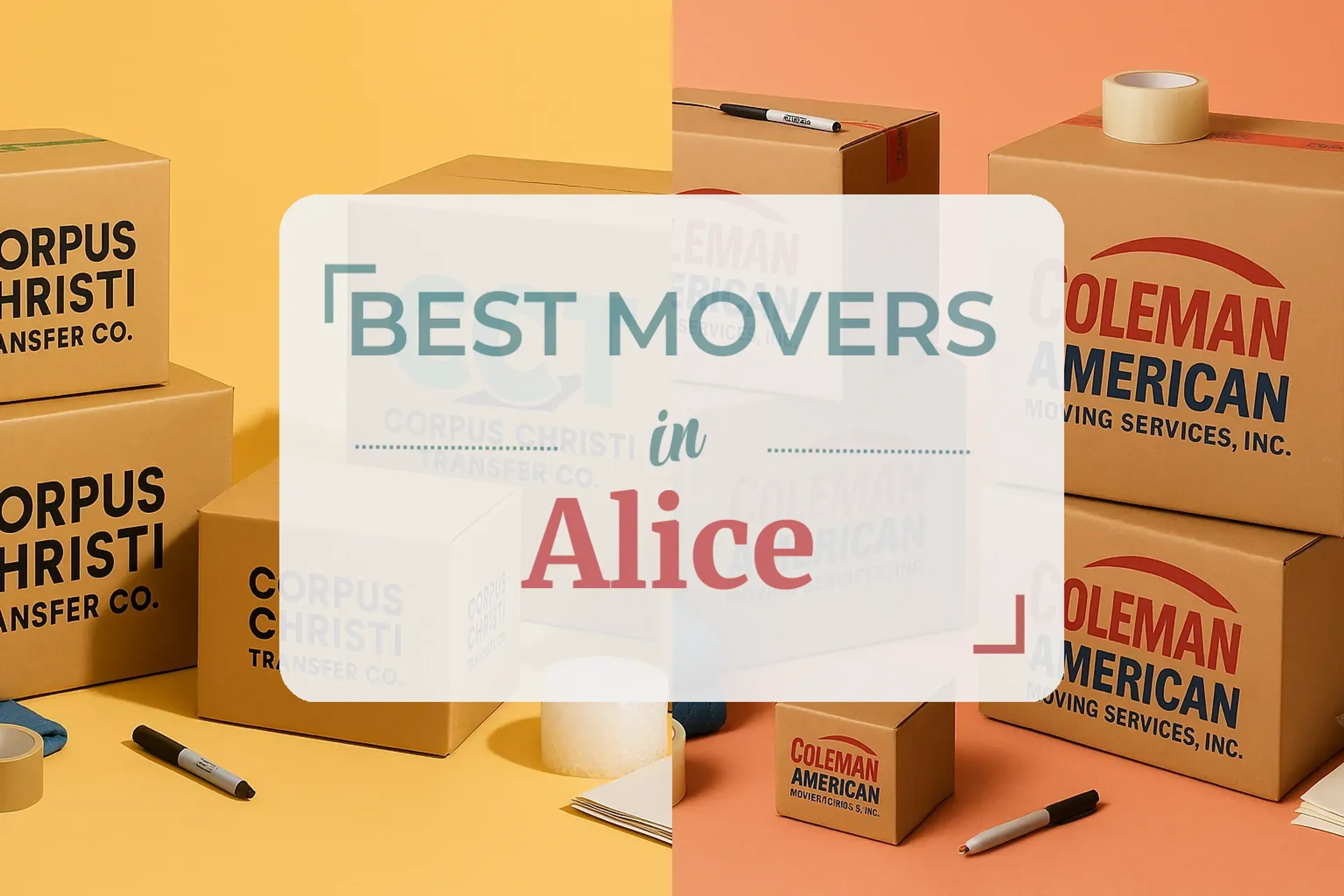 Side-by-side comparison of Alice moving companies