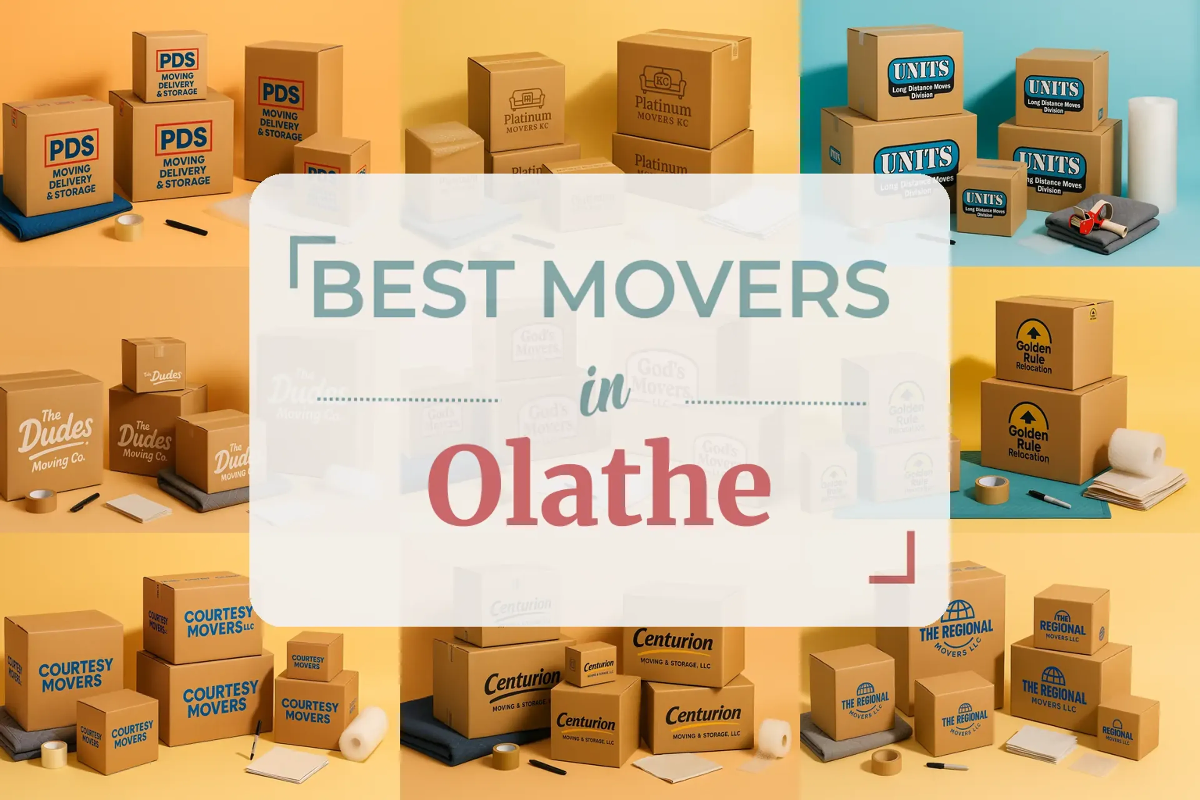 Side-by-side comparison of Olathe moving companies