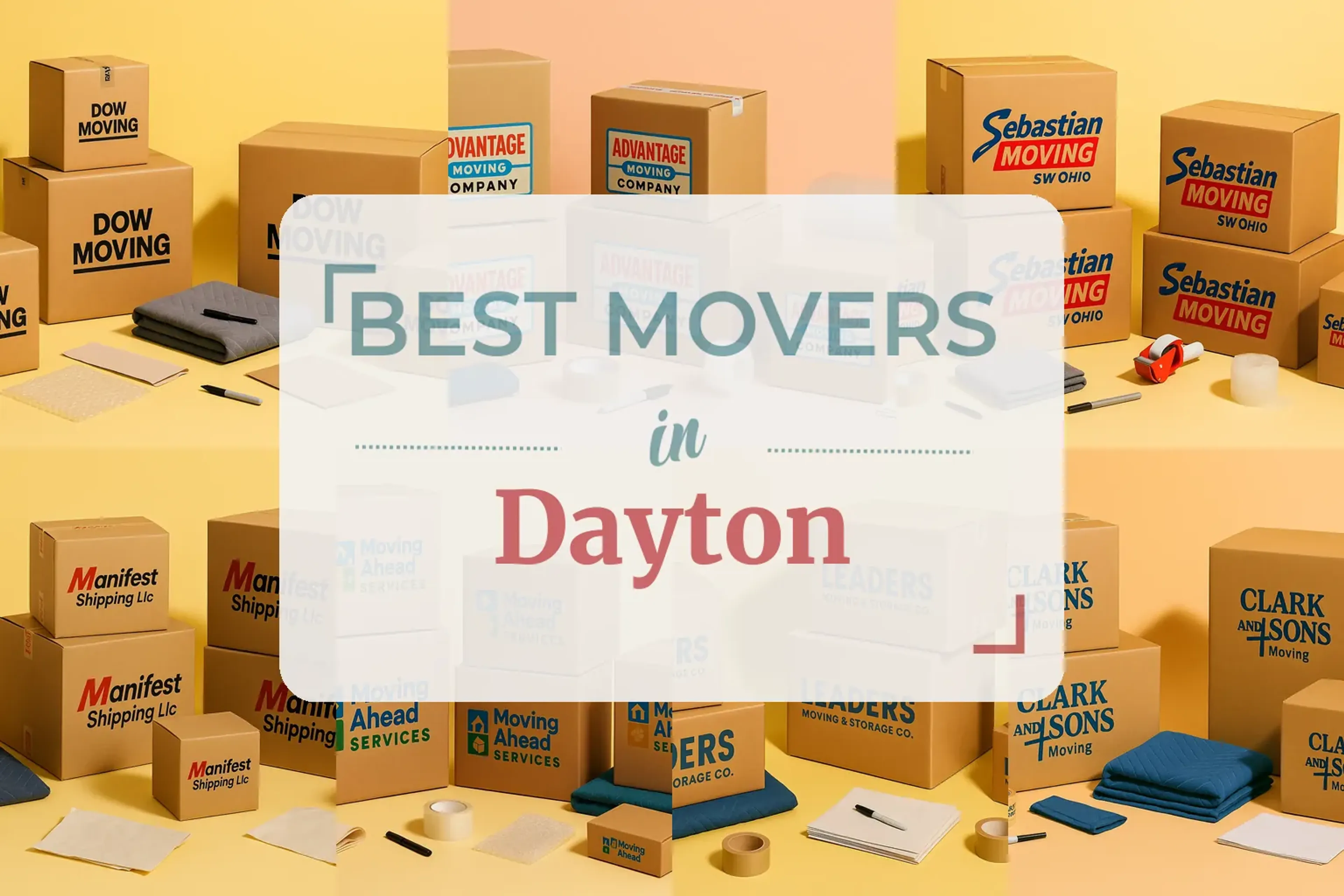 Side-by-side comparison of Dayton moving companies