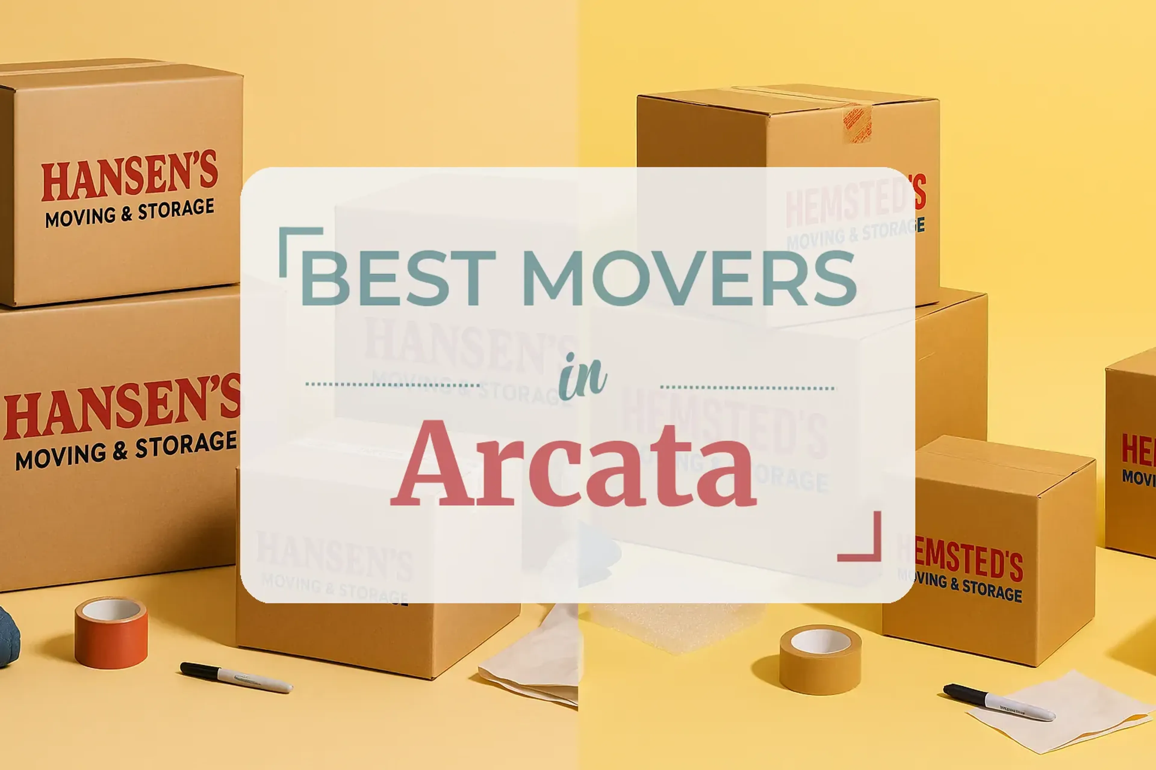 Side-by-side comparison of Arcata moving companies
