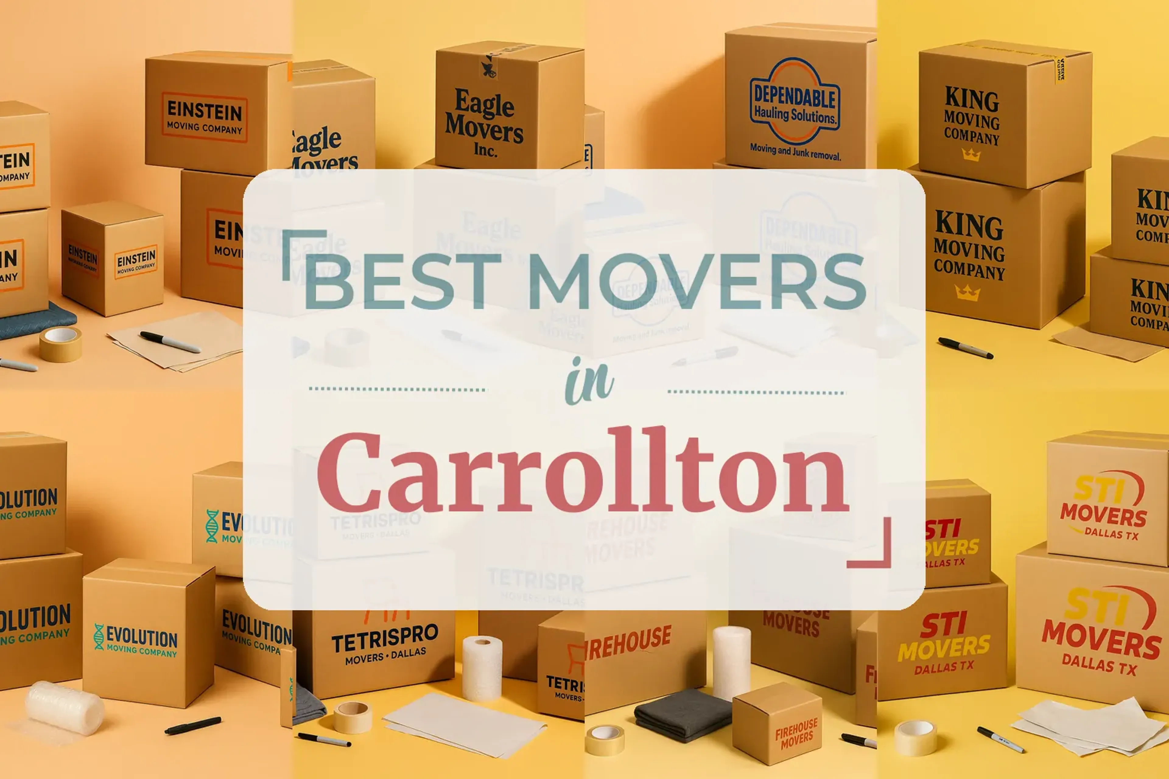 Side-by-side comparison of Carrollton moving companies