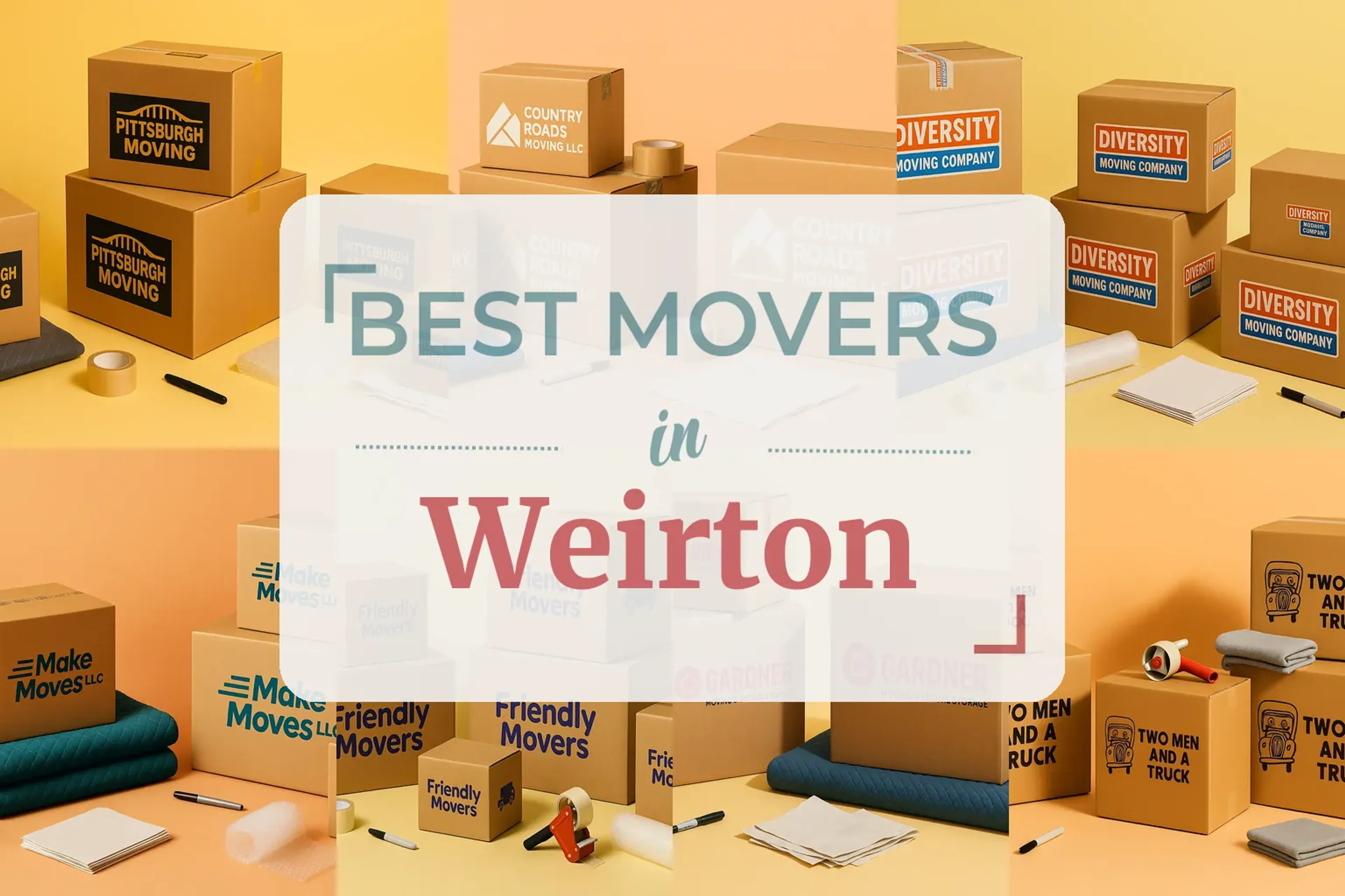 Side-by-side comparison of Weirton moving companies