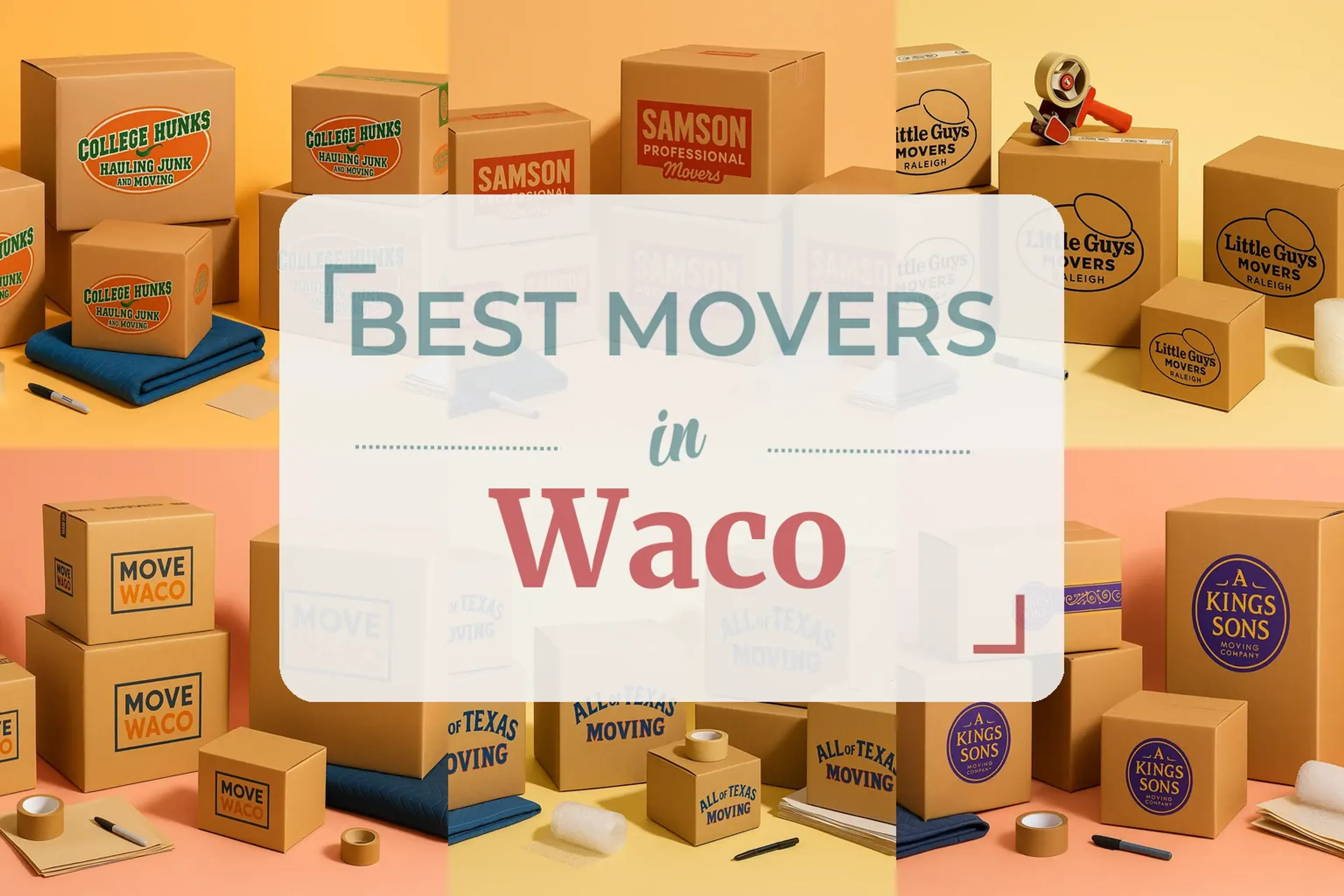 Side-by-side comparison of Waco moving companies