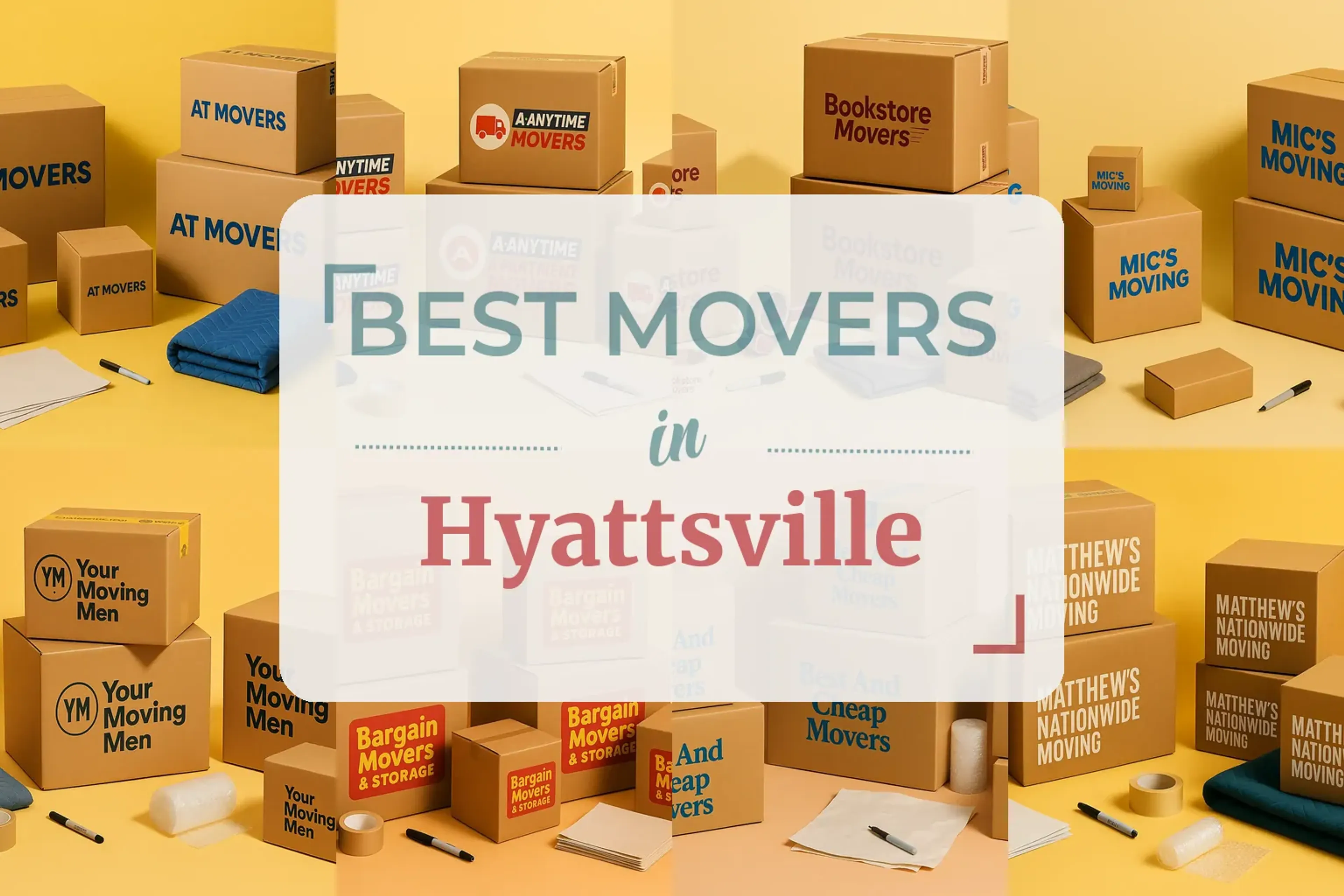 Side-by-side comparison of Hyattsville moving companies