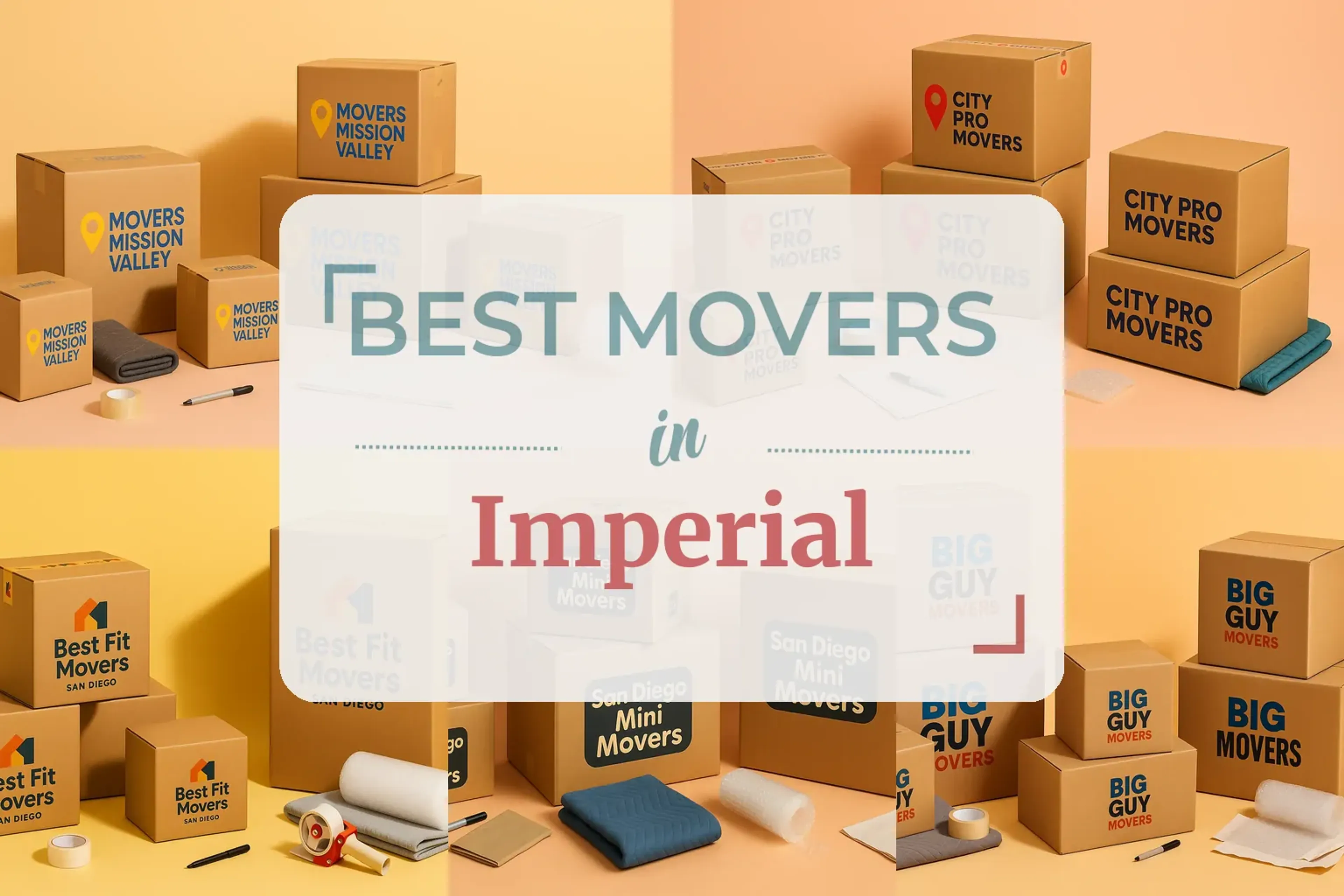 Side-by-side comparison of Imperial moving companies