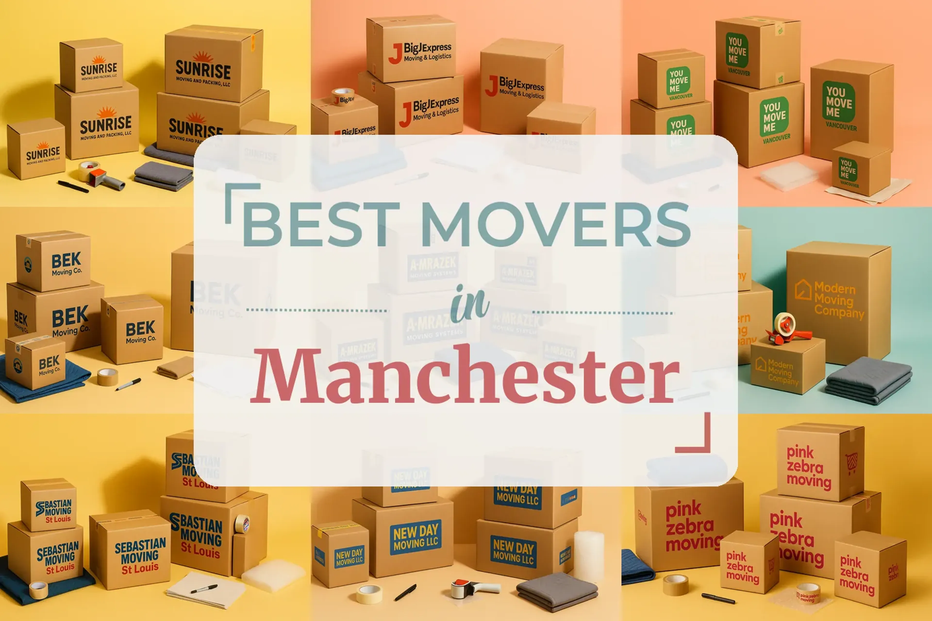Side-by-side comparison of Manchester moving companies