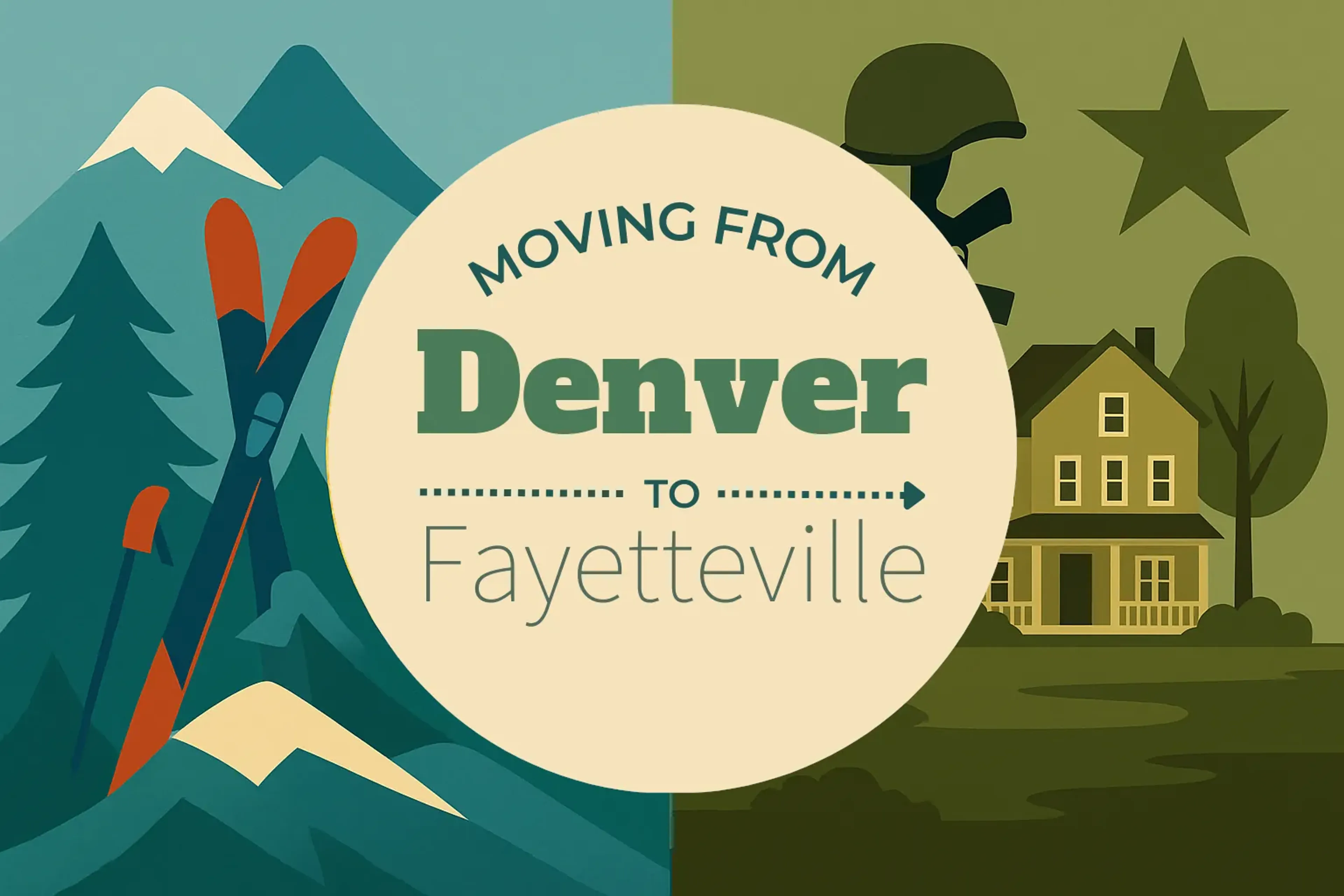 Side-by-side comparison of Denver to Fayetteville moving companies