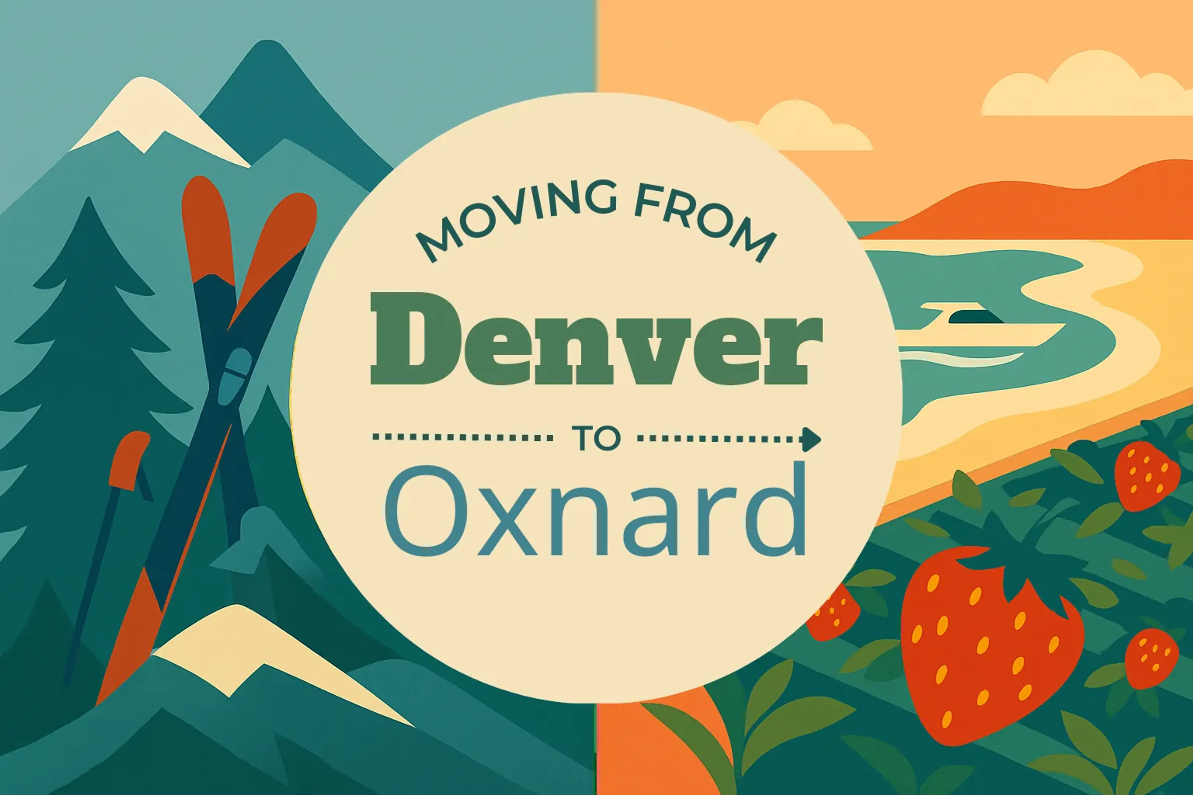 Side-by-side comparison of Denver to Oxnard moving companies