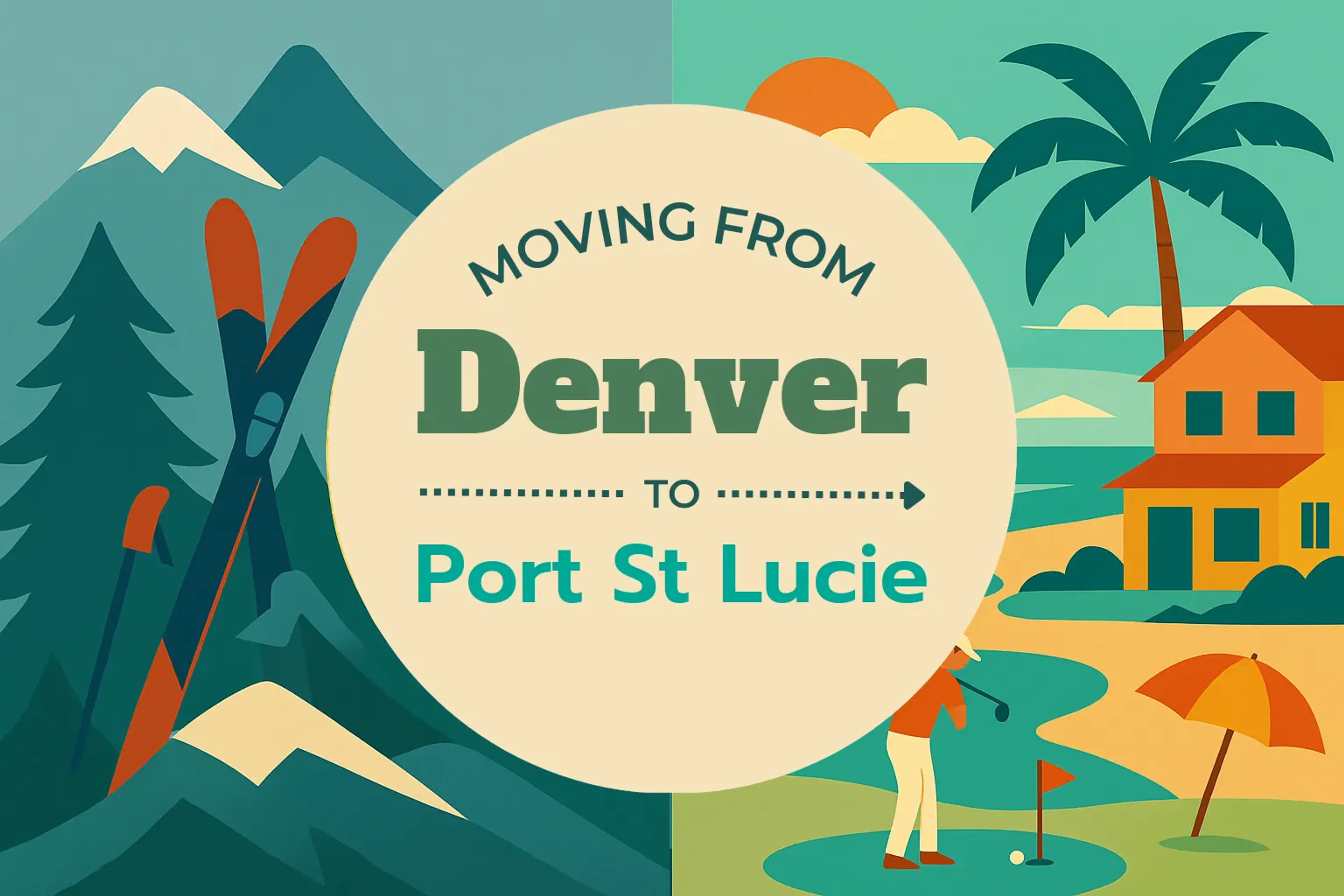 Side-by-side comparison of Denver to Port St. Lucie moving companies