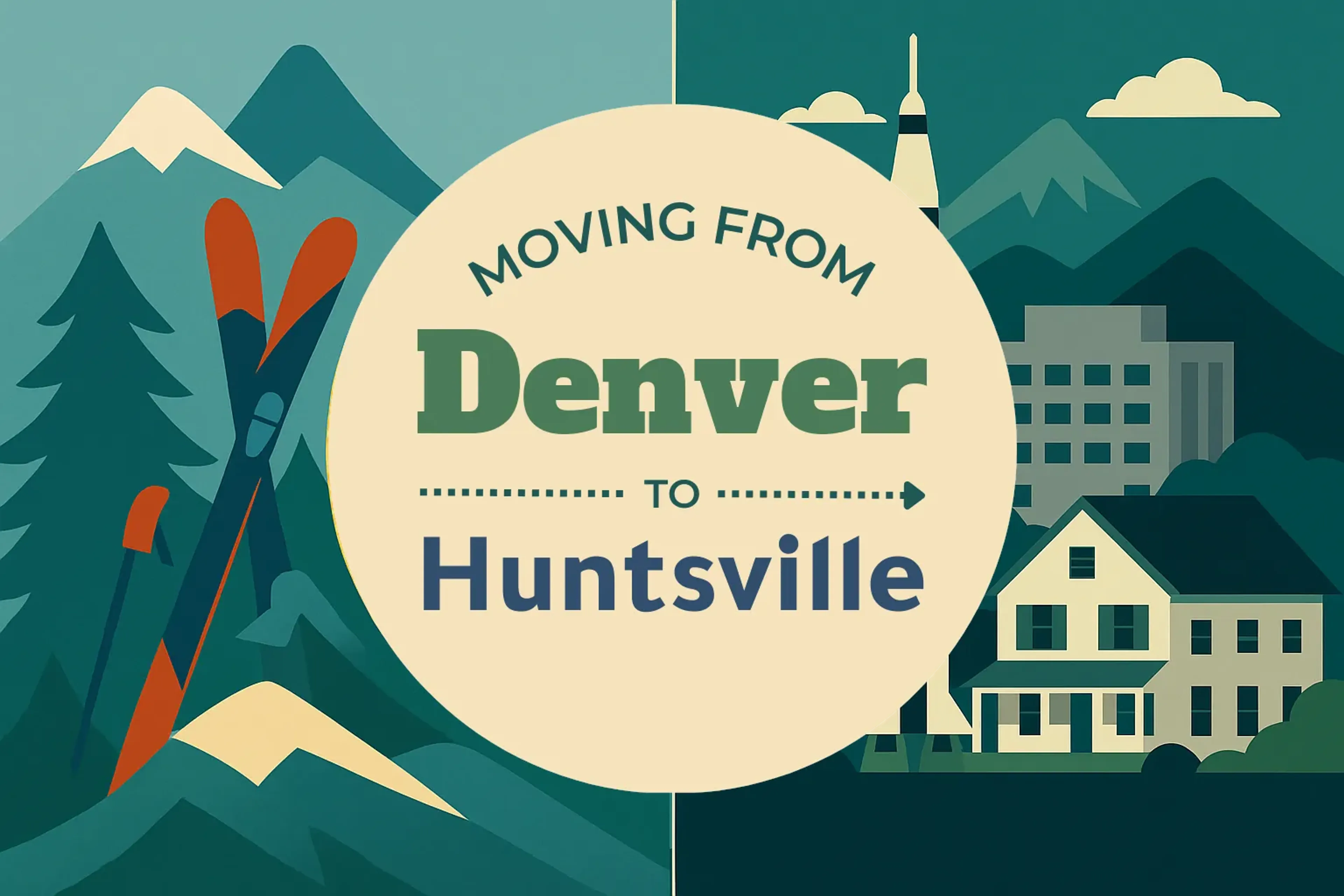 Side-by-side comparison of Denver to Huntsville moving companies