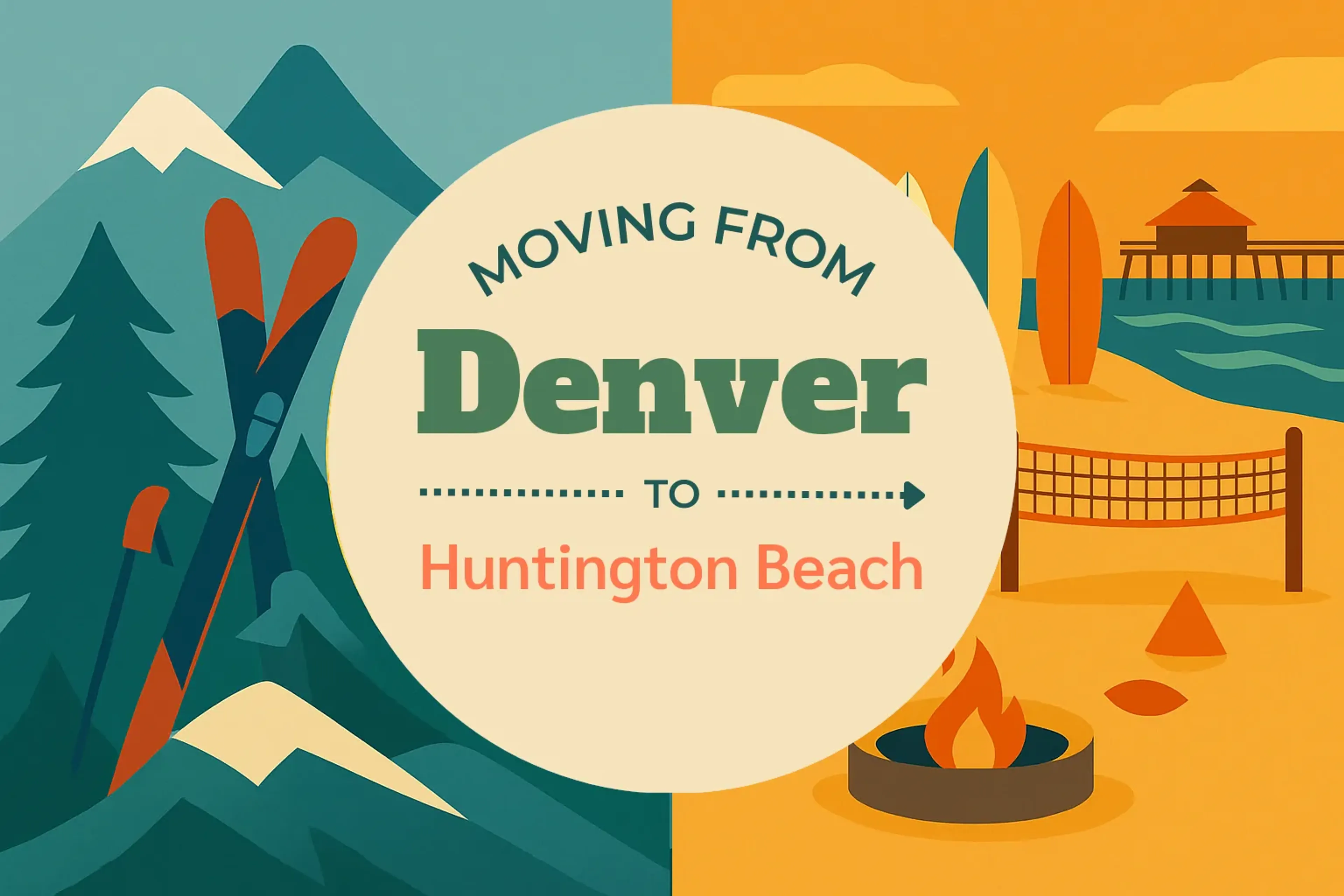 Side-by-side comparison of Denver to Huntington Beach moving companies