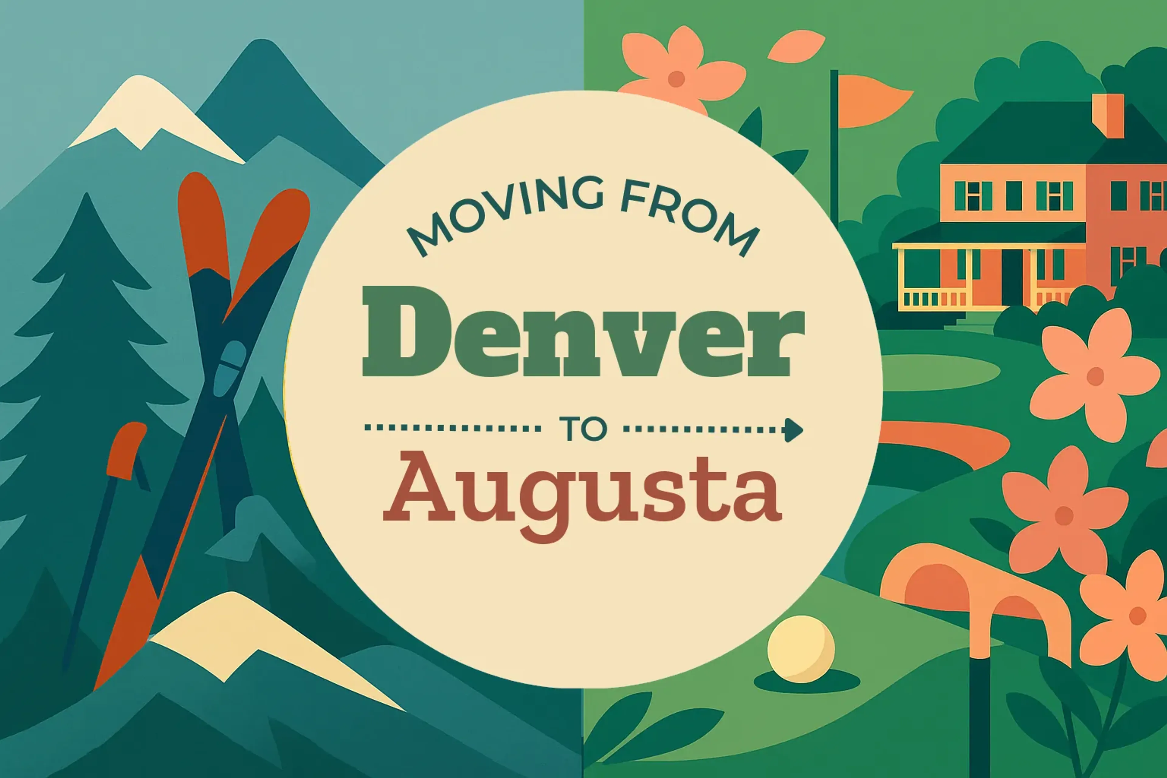Side-by-side comparison of Denver to Augusta moving companies