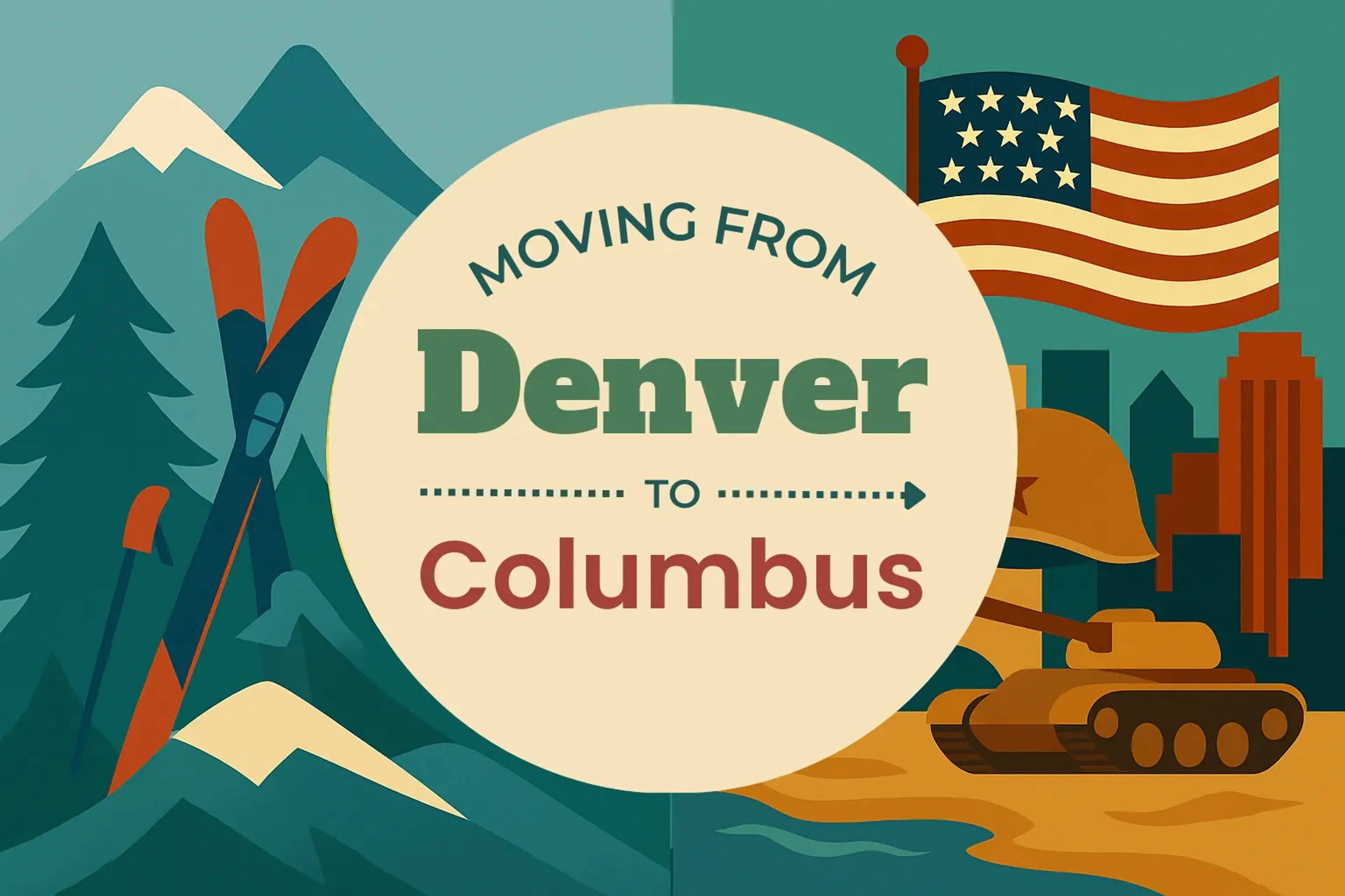 Side-by-side comparison of Denver to Columbus moving companies