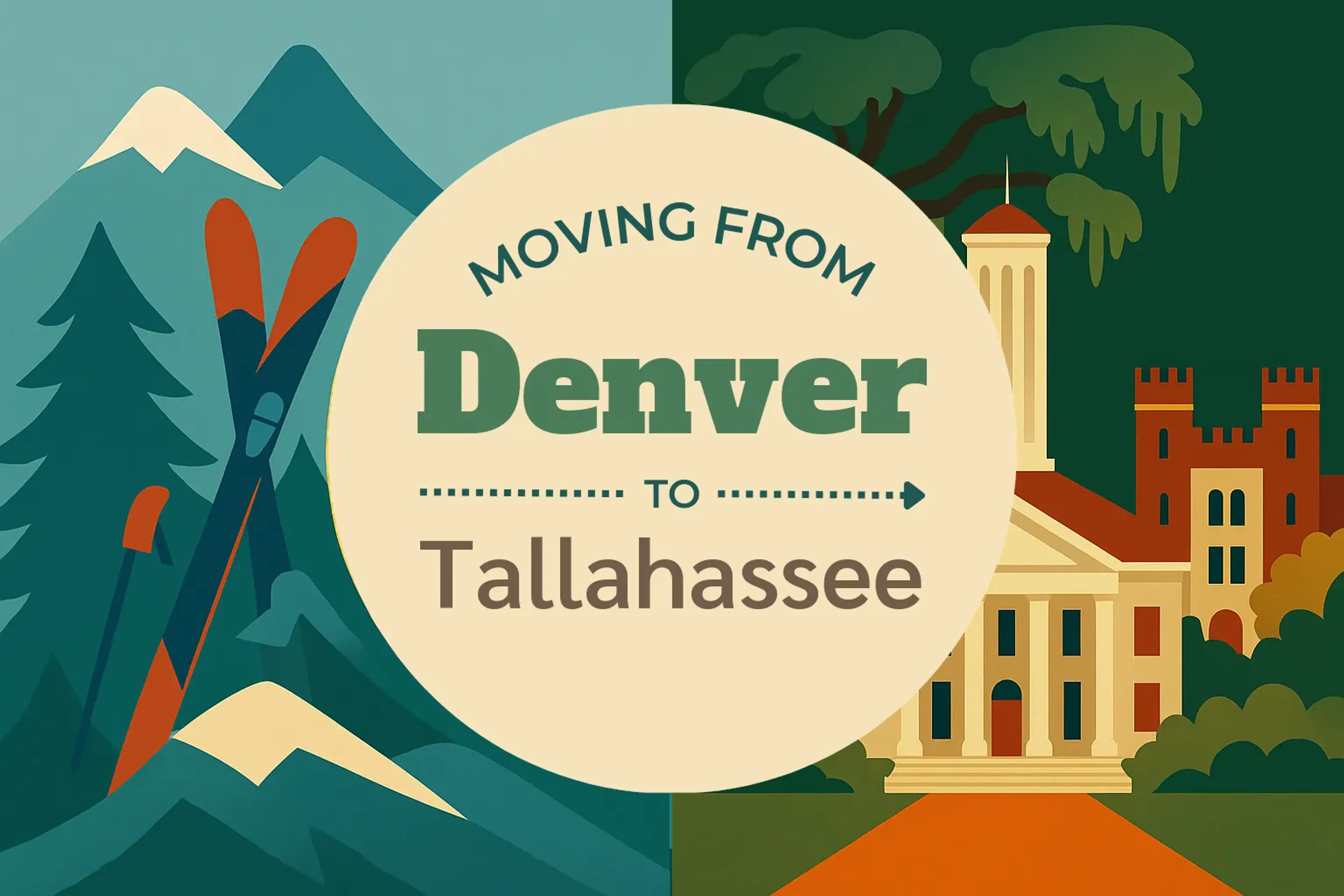 Side-by-side comparison of Denver to Tallahassee moving companies