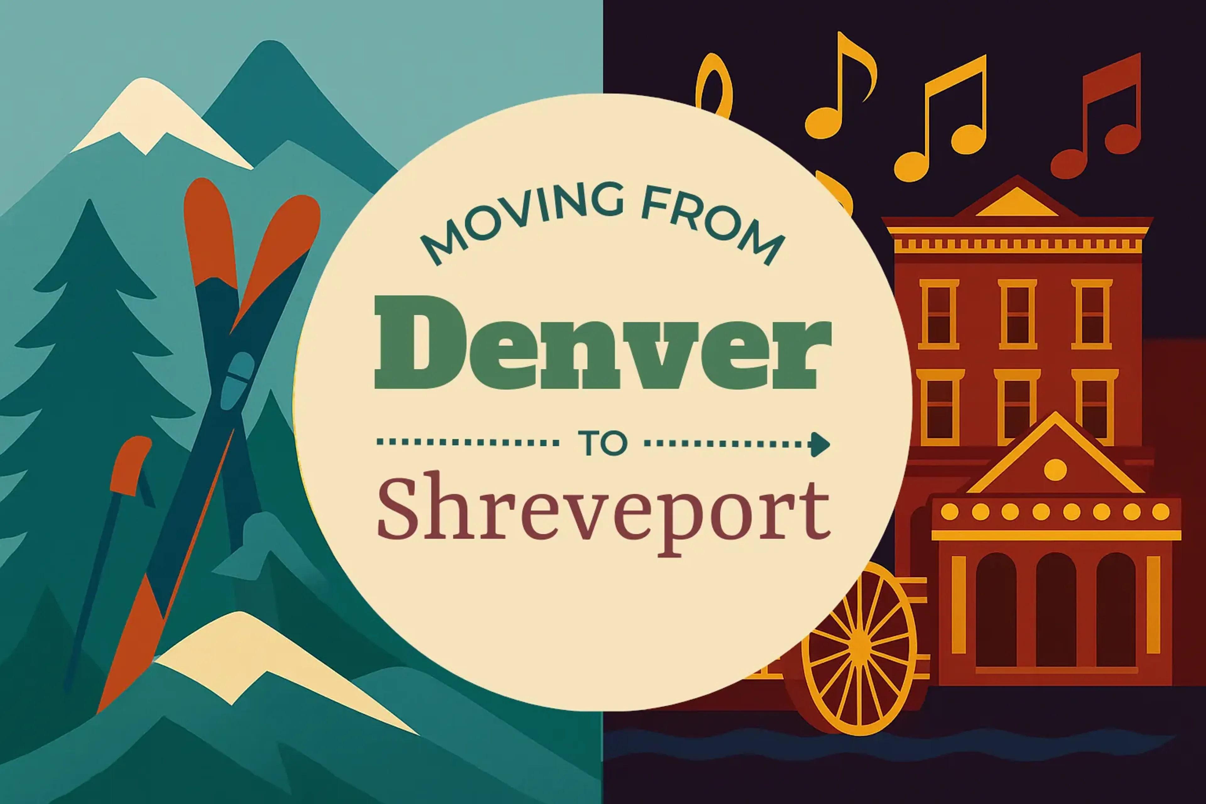 Side-by-side comparison of Denver to Shreveport moving companies