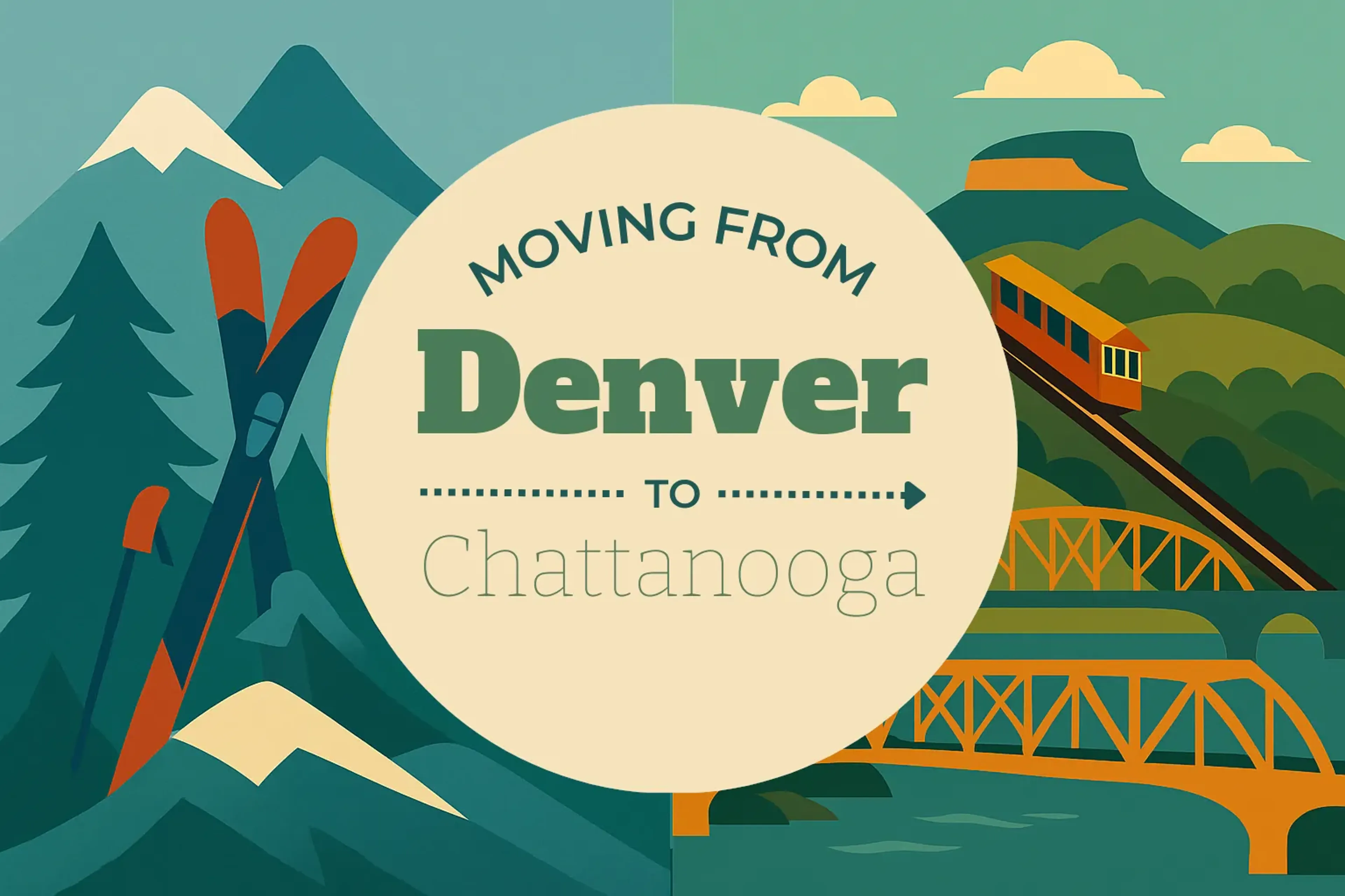 Side-by-side comparison of Denver to Chattanooga moving companies