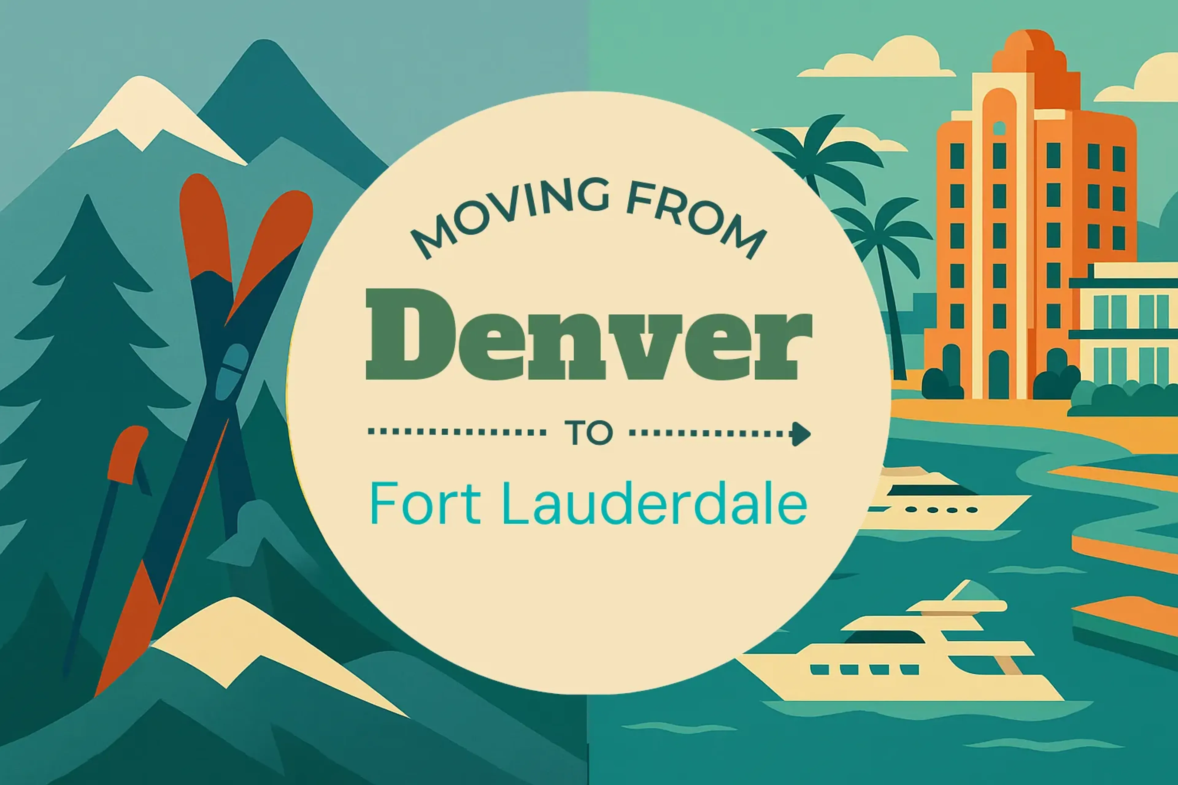 Side-by-side comparison of Denver to Fort Lauderdale moving companies