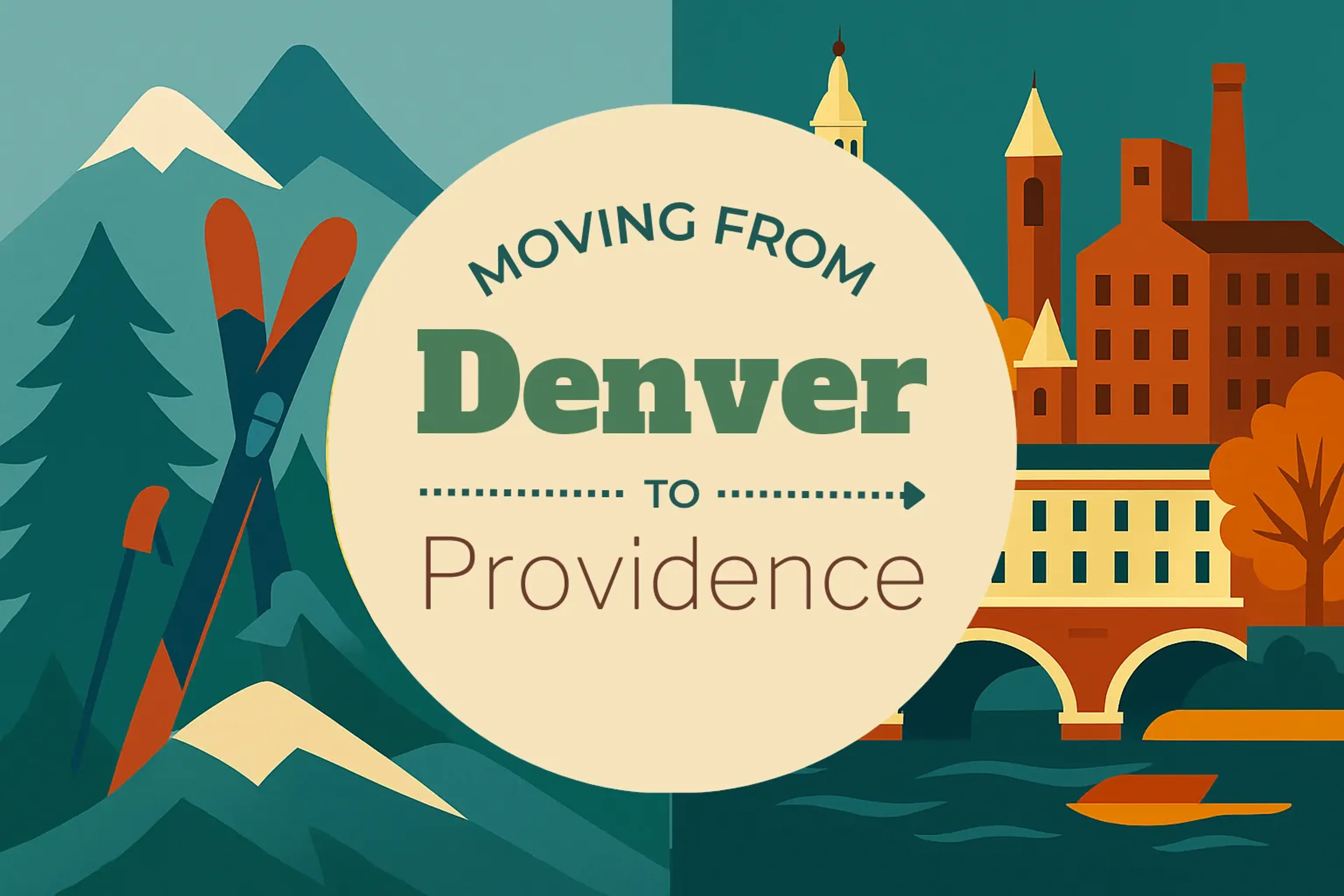 Side-by-side comparison of Denver to Providence moving companies