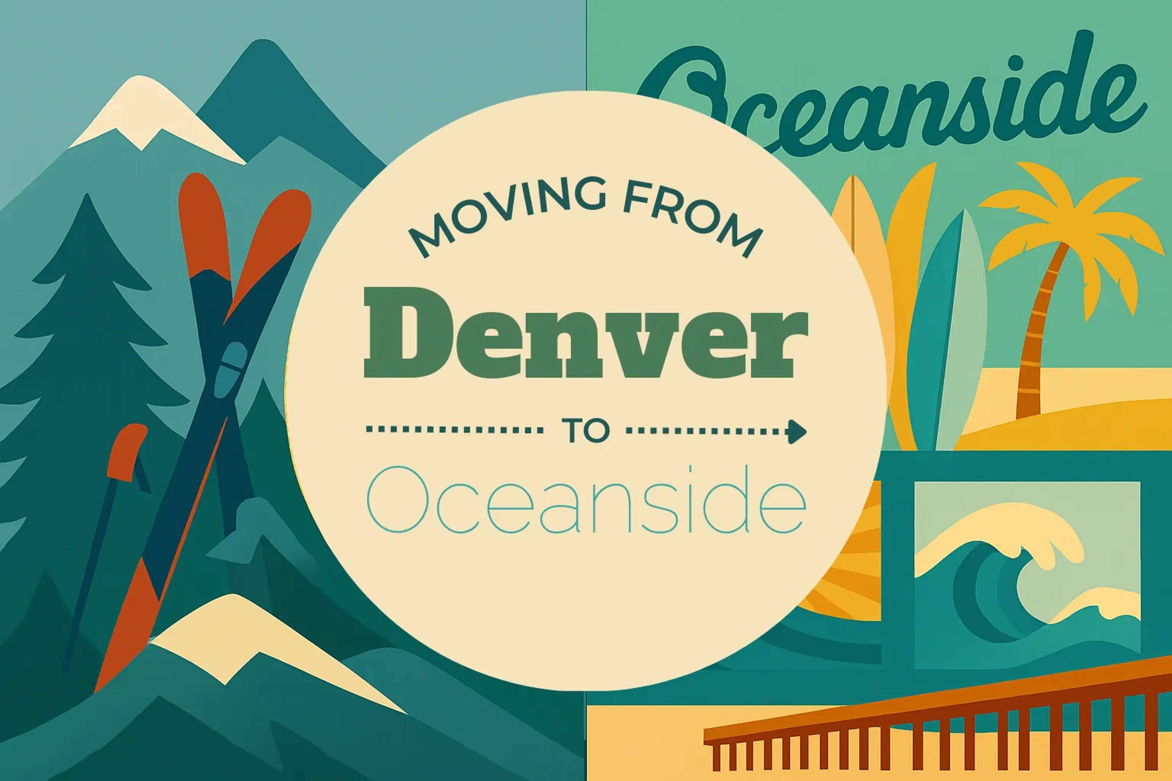 Side-by-side comparison of Denver to Oceanside moving companies