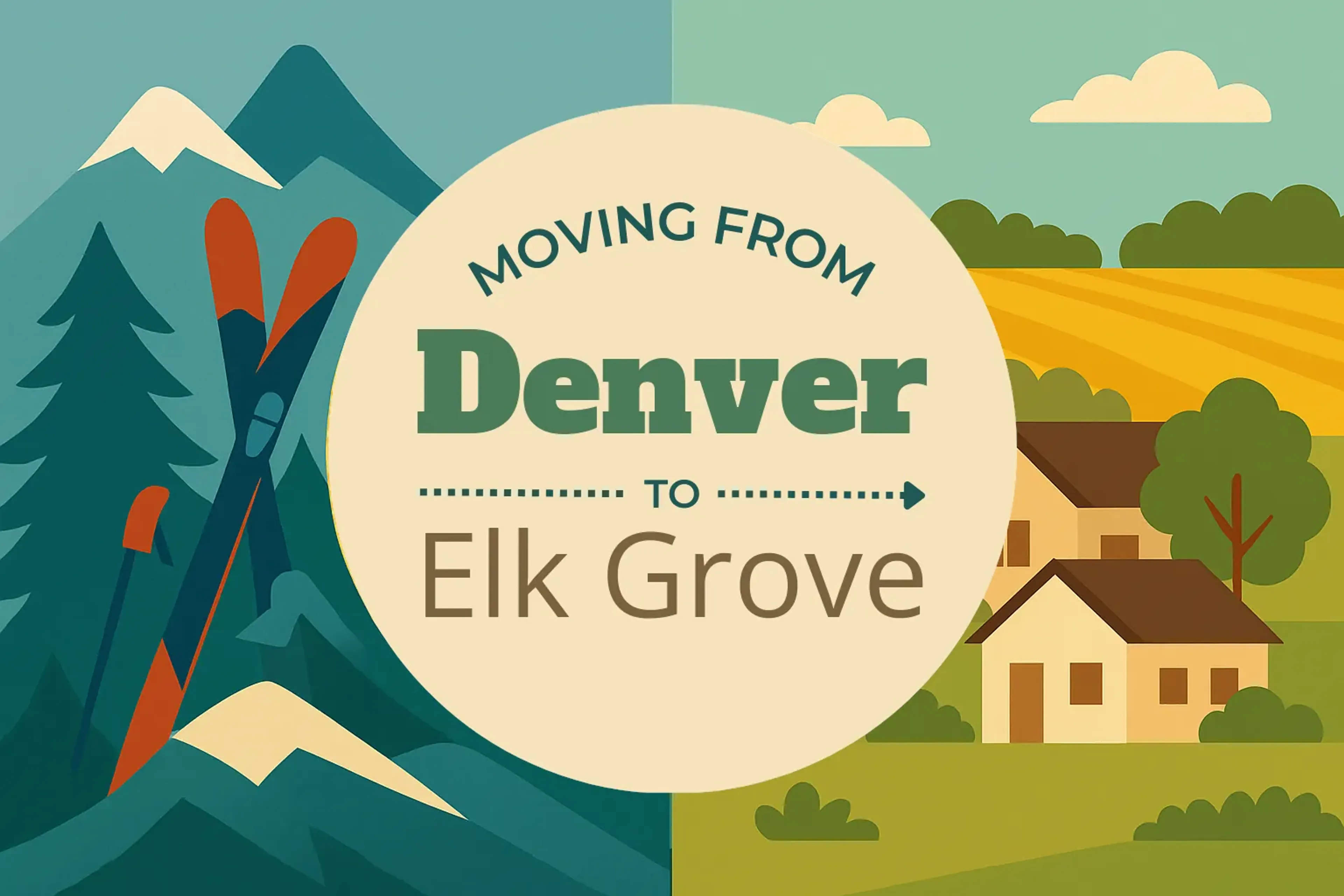 Side-by-side comparison of Denver to Elk Grove moving companies