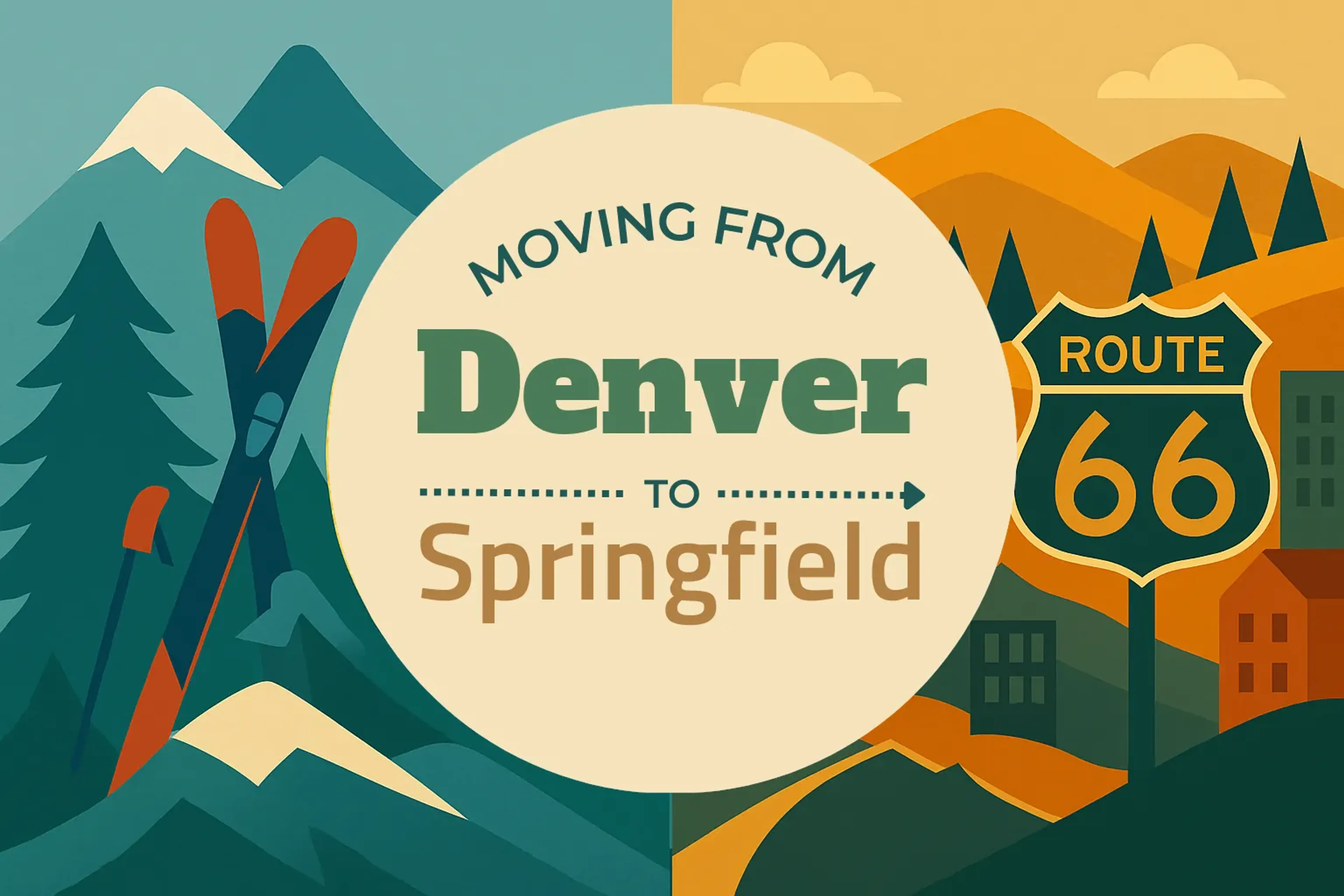 Side-by-side comparison of Denver to Springfield moving companies