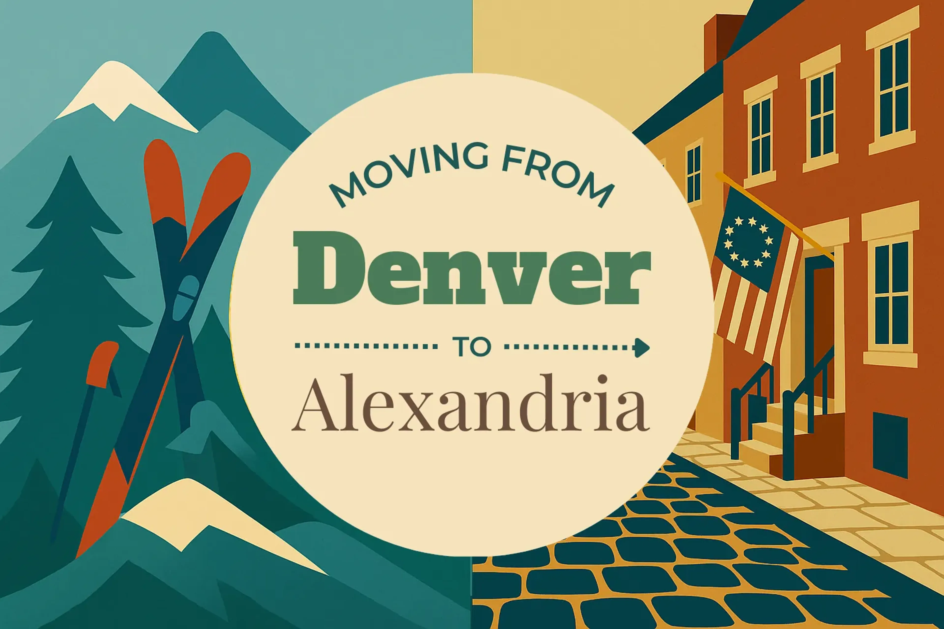 Side-by-side comparison of Denver to Alexandria moving companies