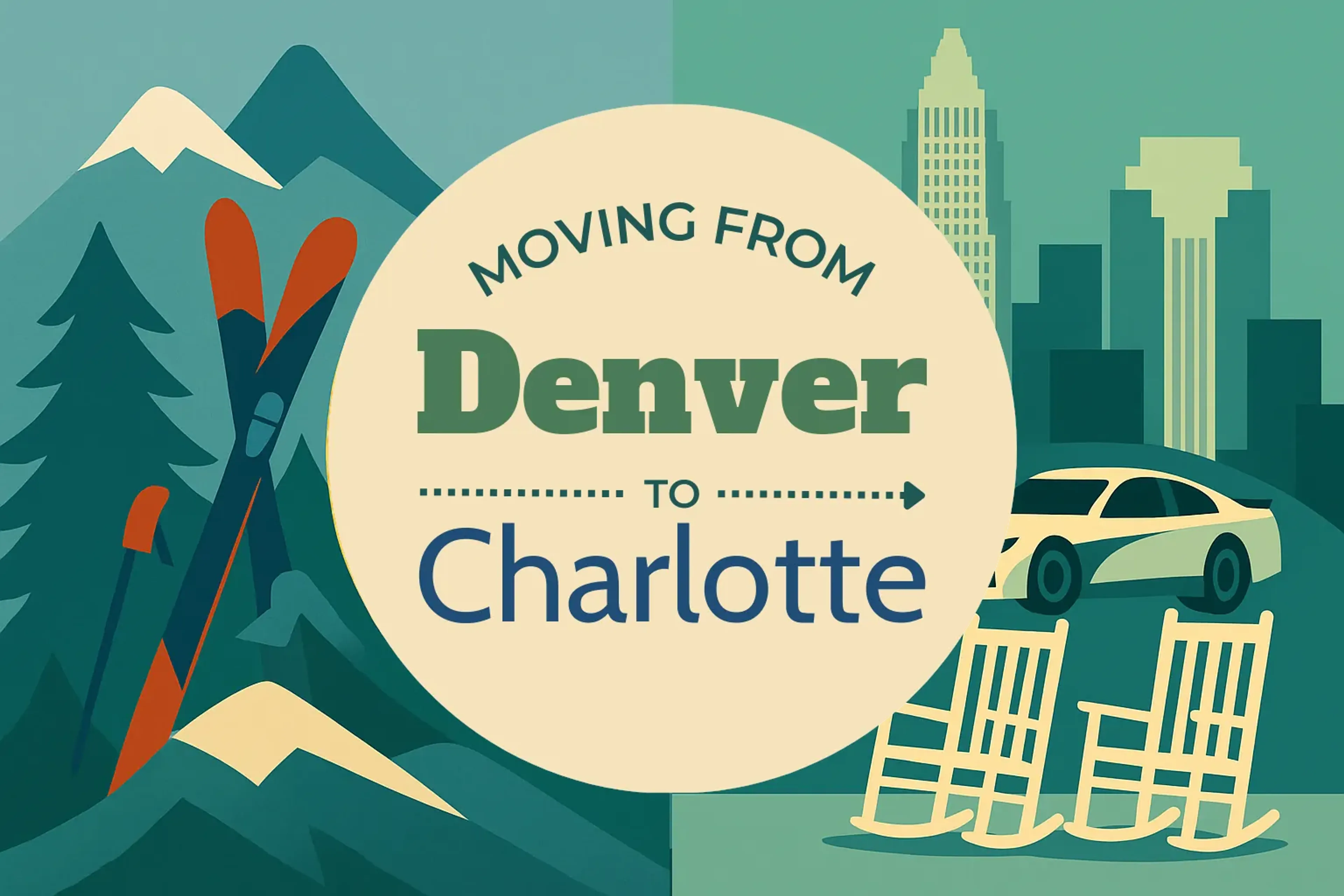 Side-by-side comparison of Denver to Charlotte moving companies