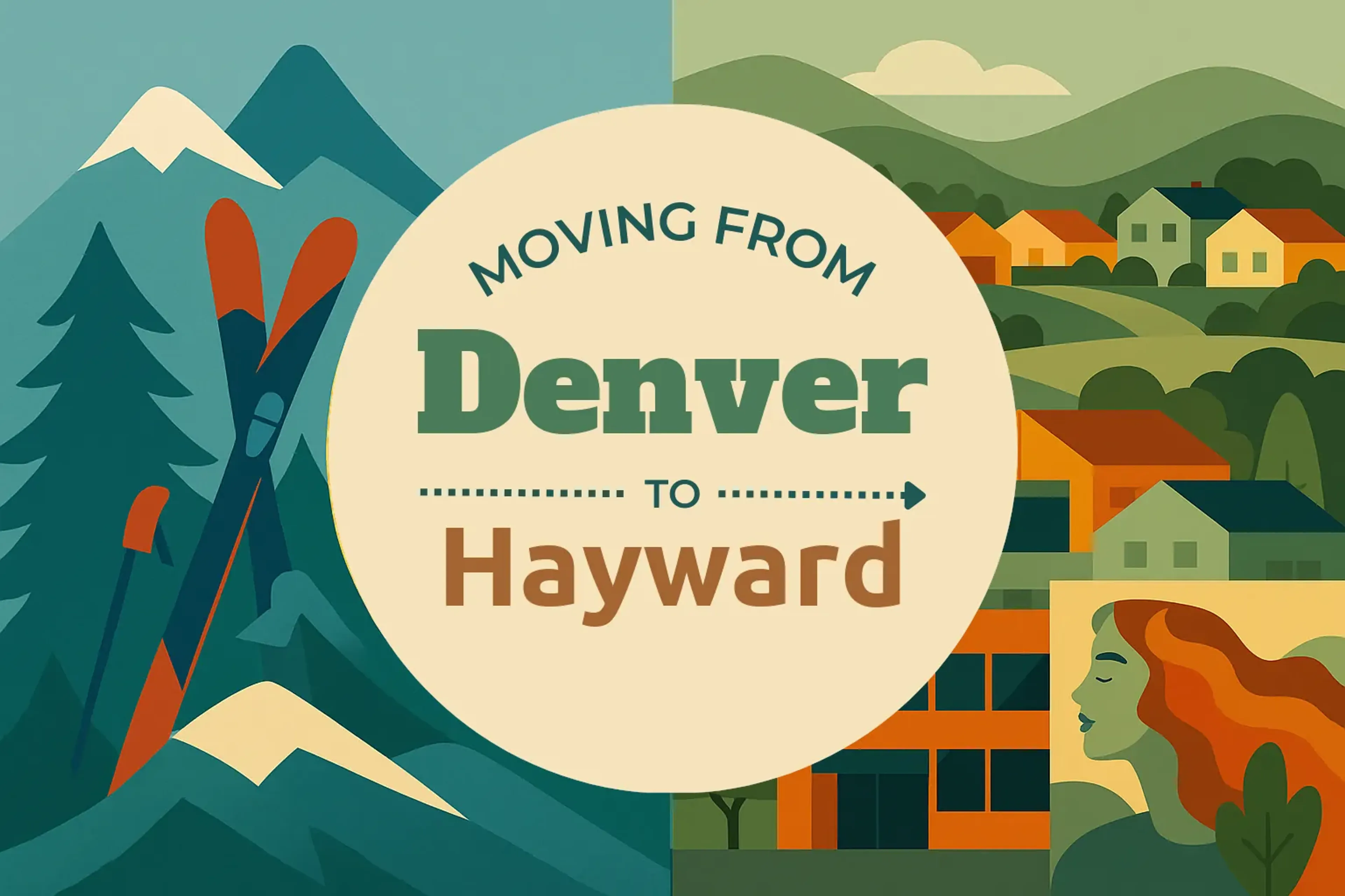 Side-by-side comparison of Denver to Hayward moving companies