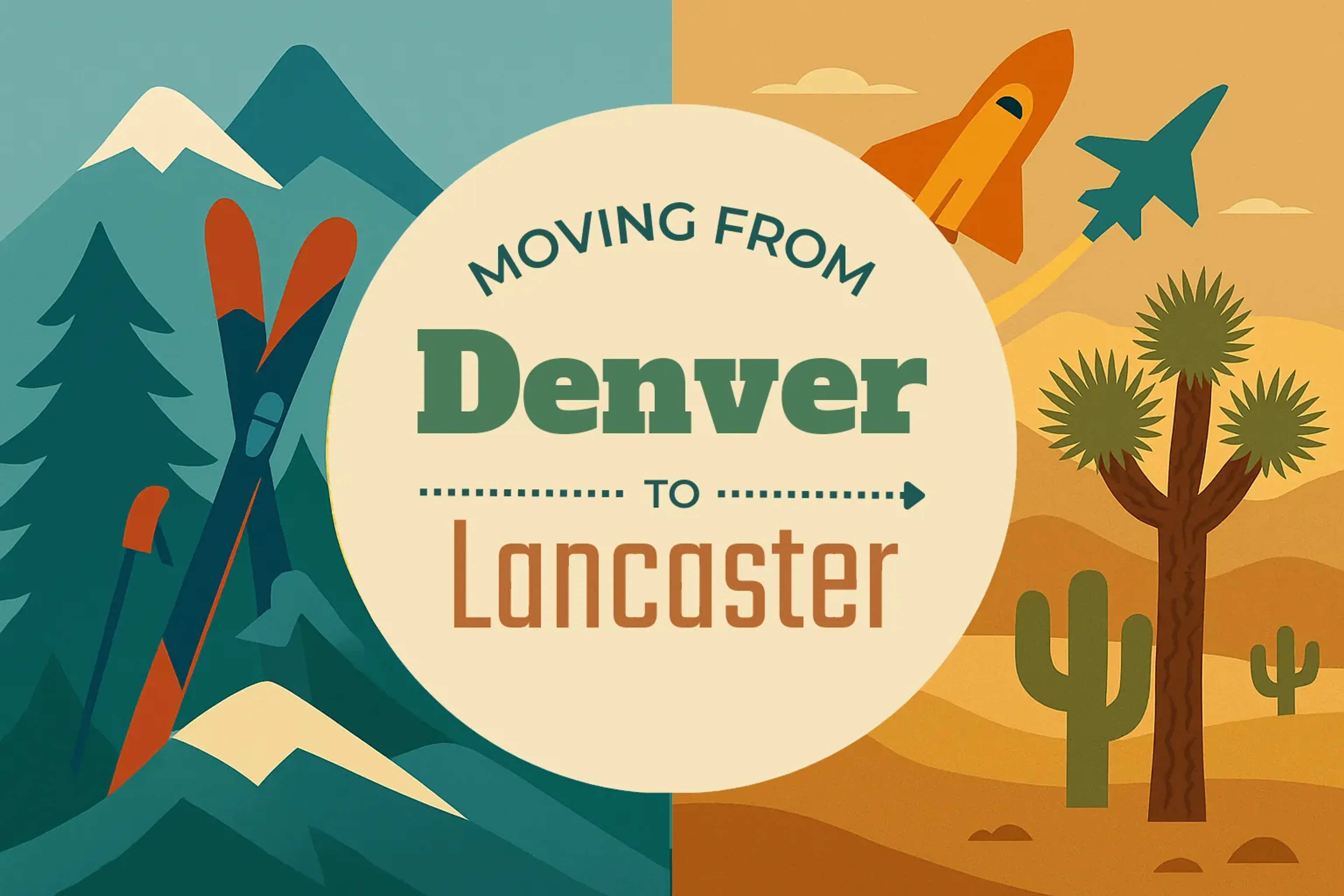 Side-by-side comparison of Denver to Lancaster moving companies