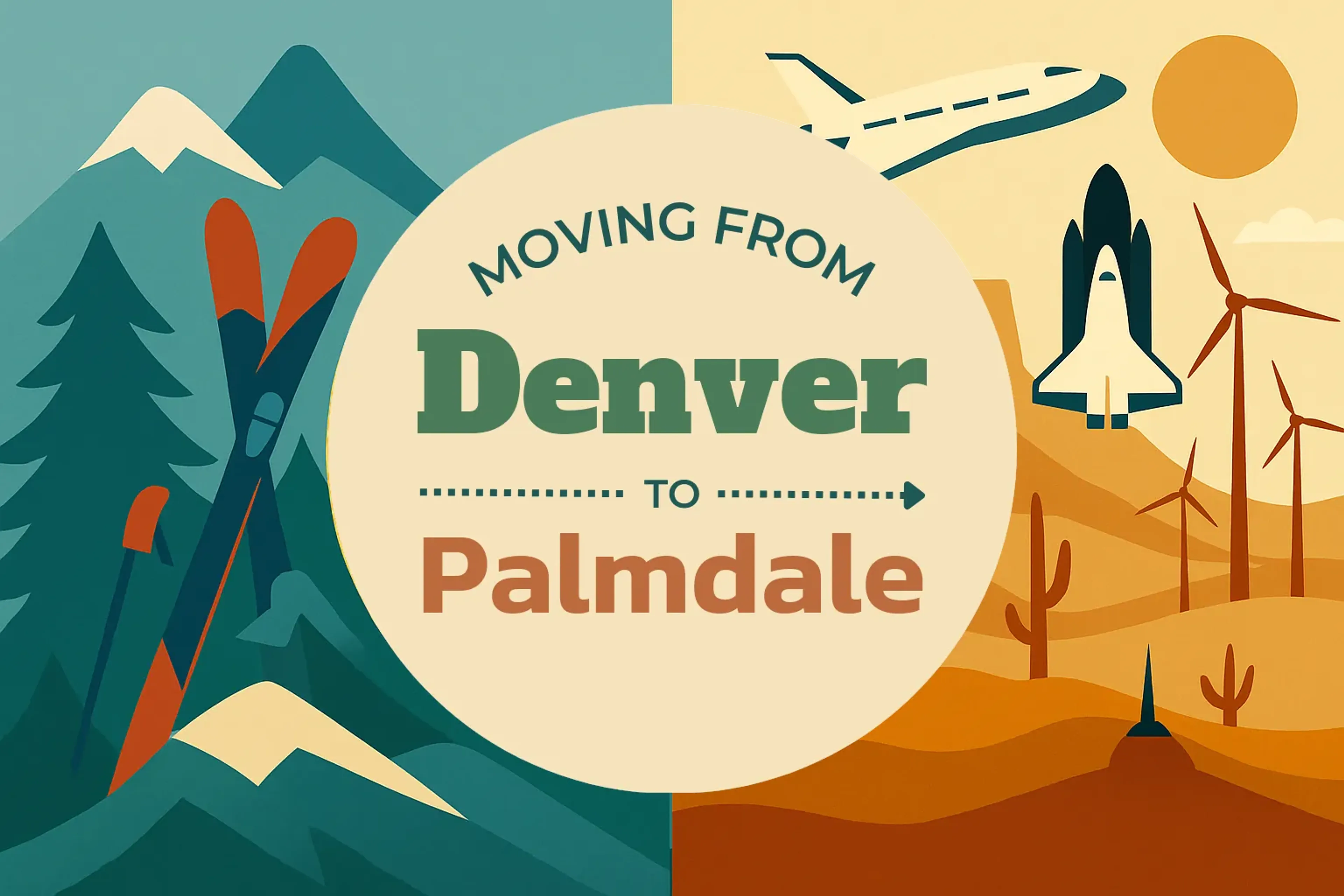 Side-by-side comparison of Denver to Palmdale moving companies